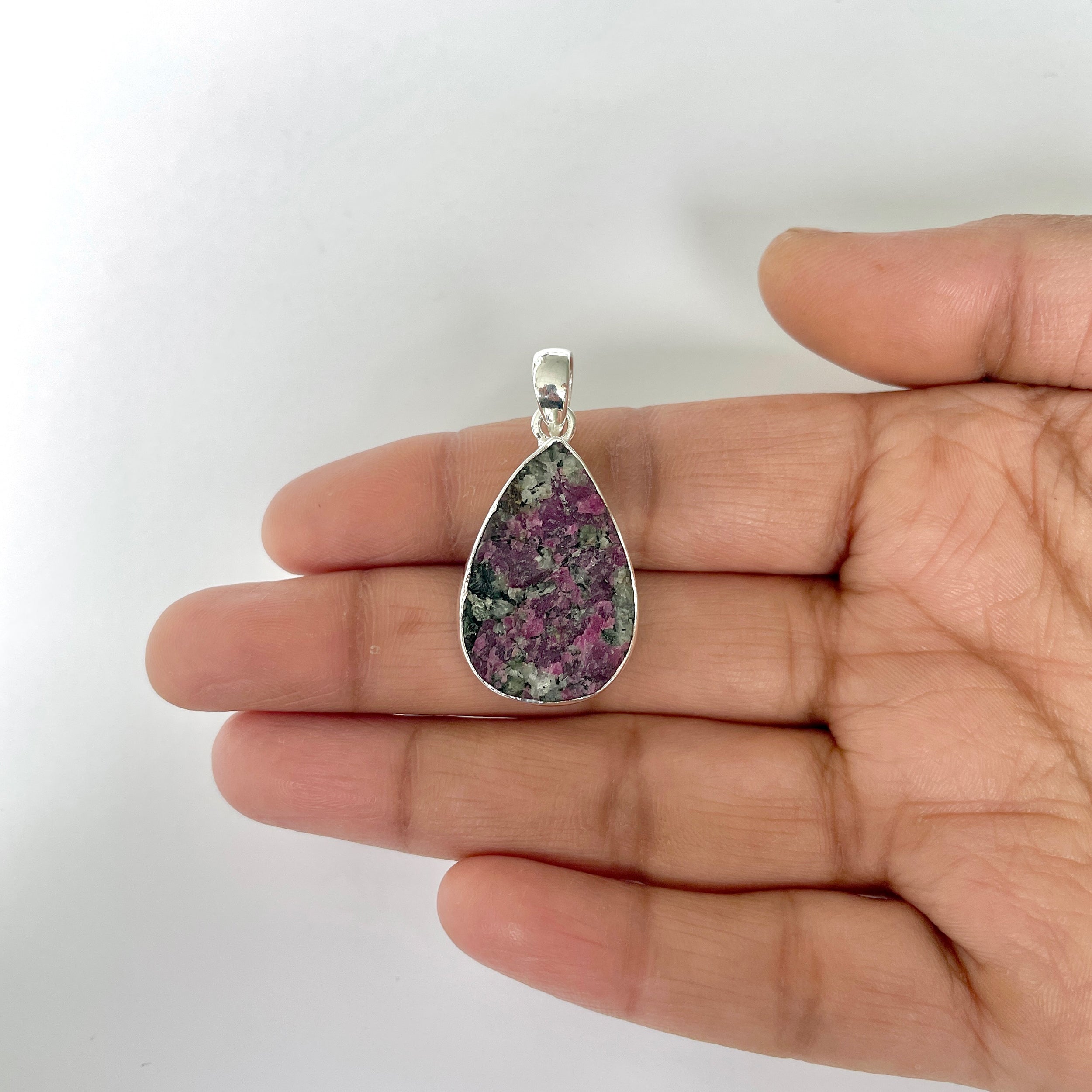 Eudialyte Rough Pendant-(EUD-1-23)