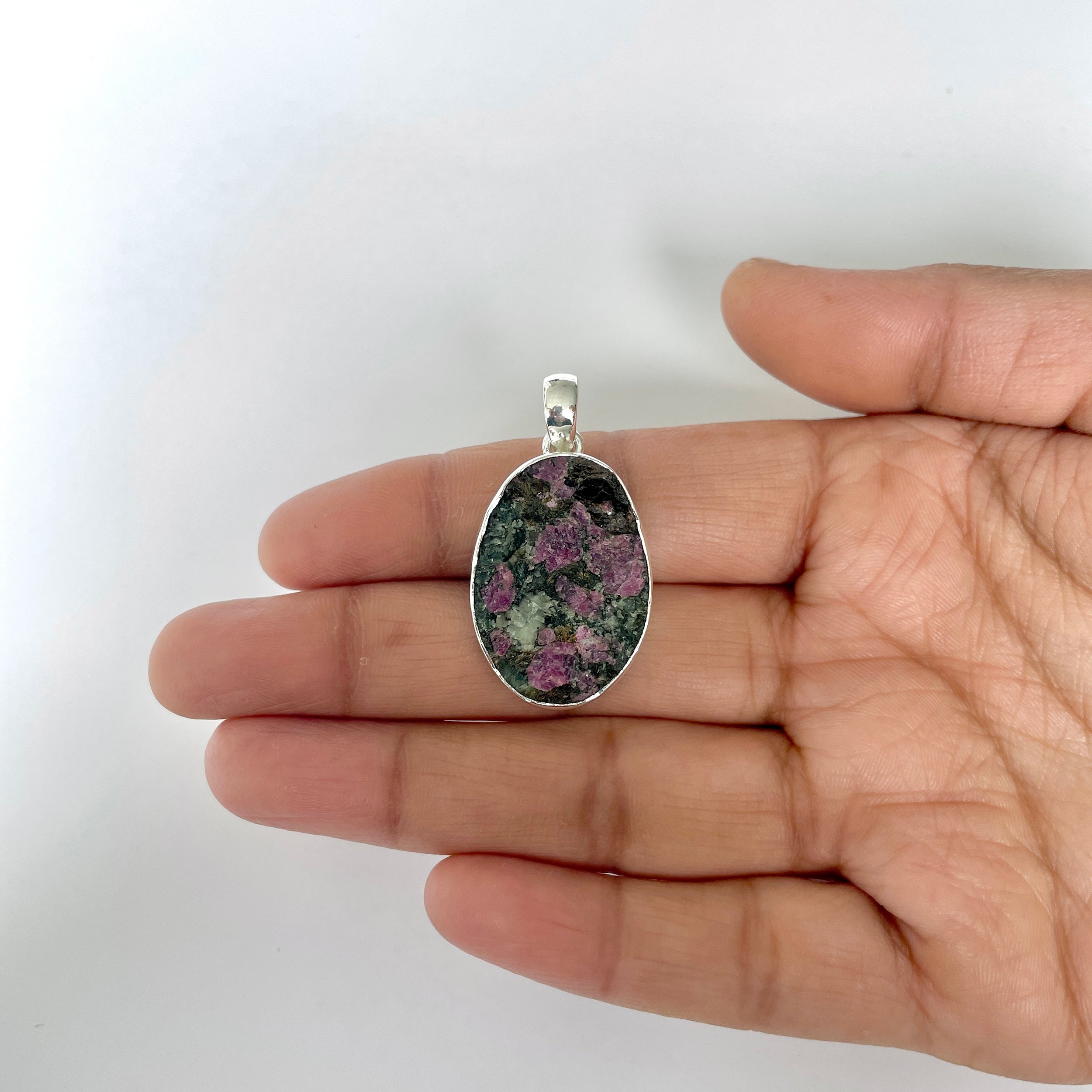 Eudialyte Rough Pendant-(EUD-1-4)