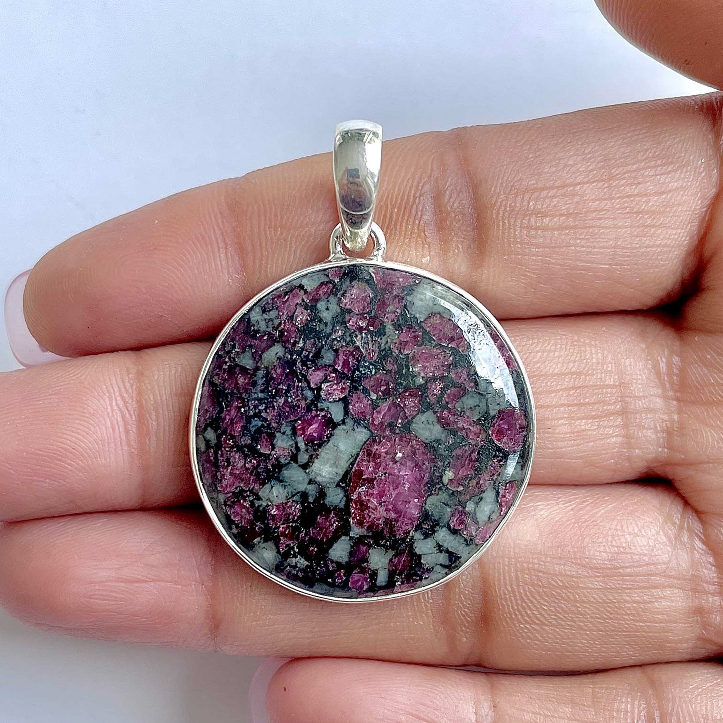 Eudialyte Pendant-(EUD-1-55)