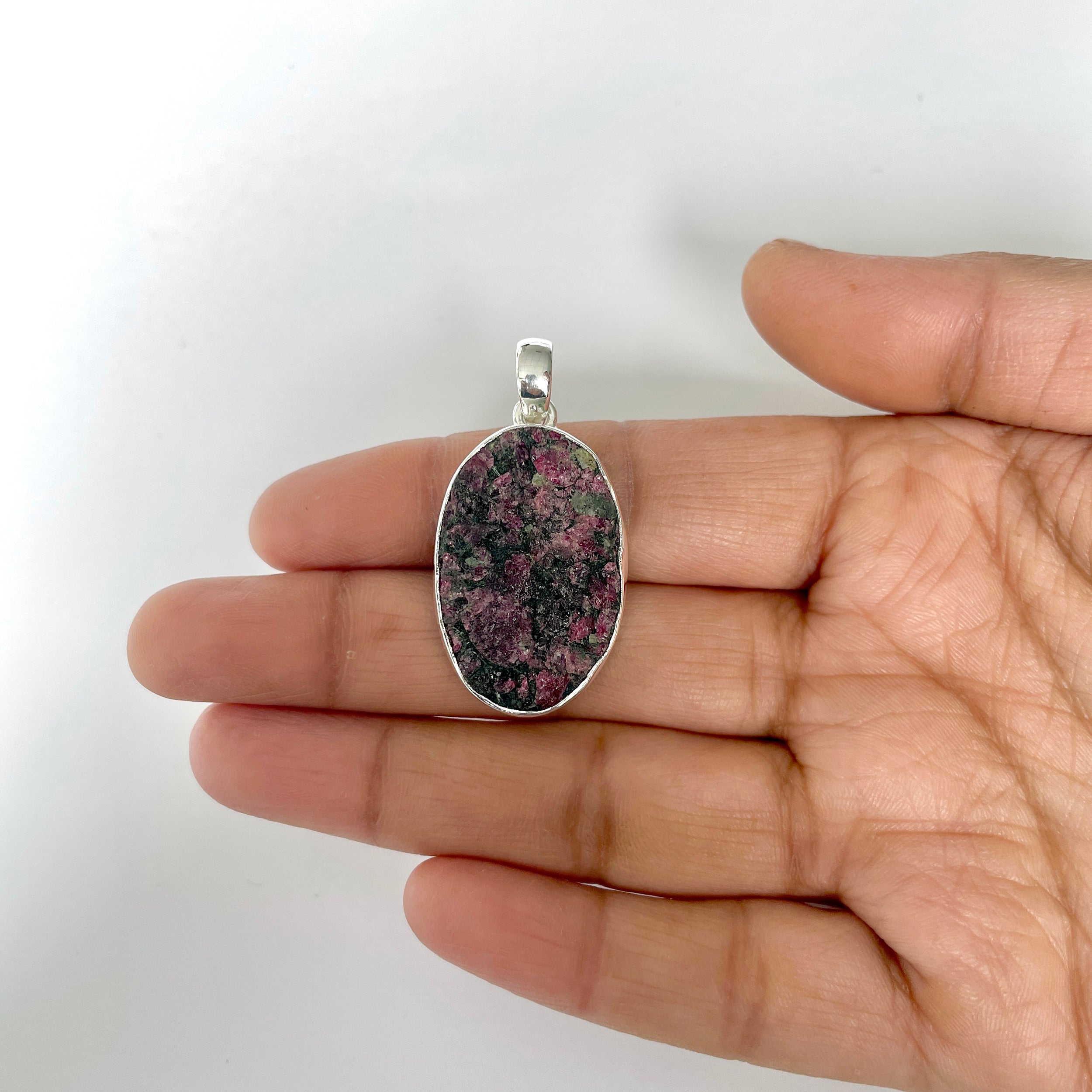 Eudialyte Rough Pendant-(EUD-1-6)