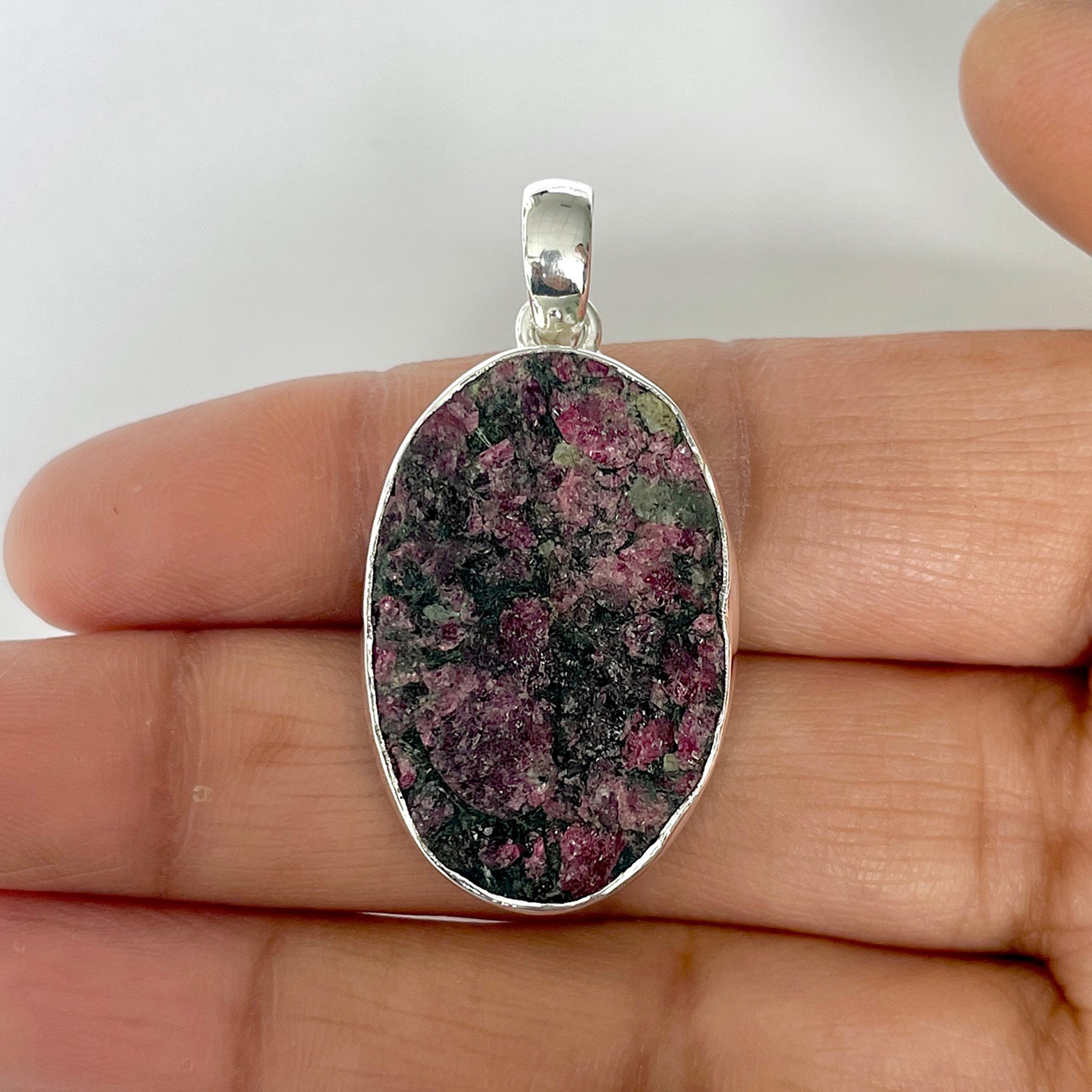 Eudialyte Rough Pendant-(EUD-1-6)