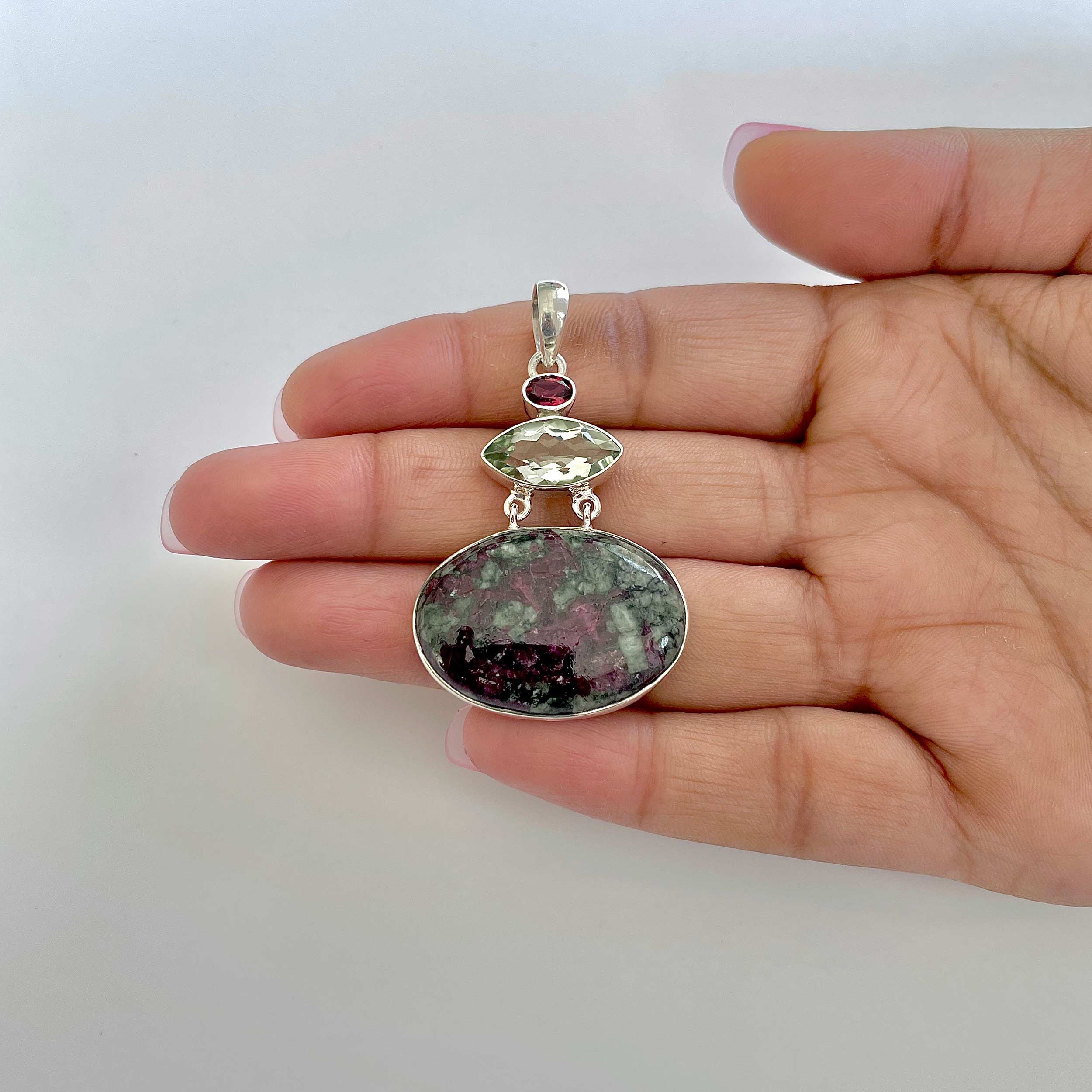 Eudialyte Pendant-(EUD-1-63)