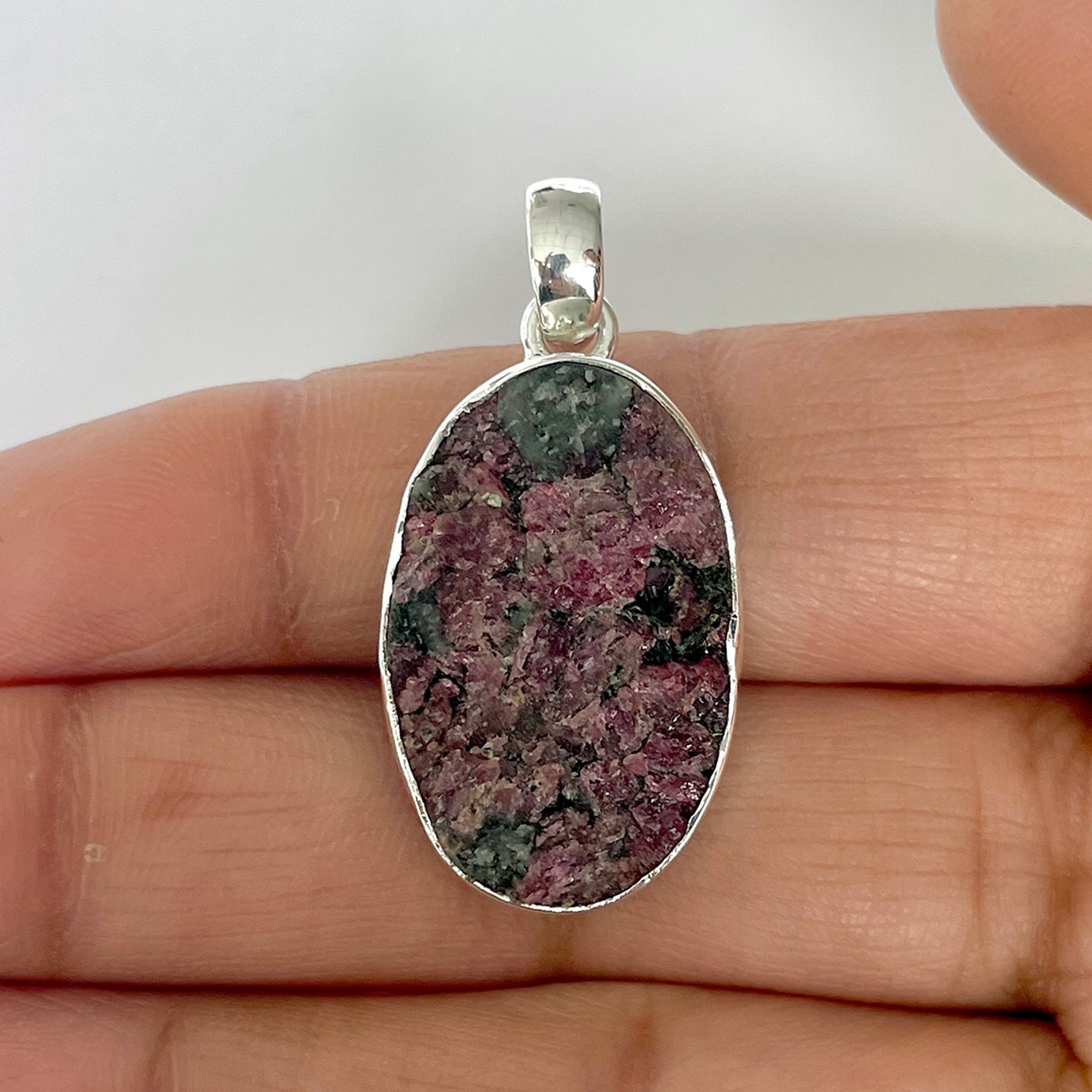 Eudialyte Rough Pendant-(EUD-1-8)