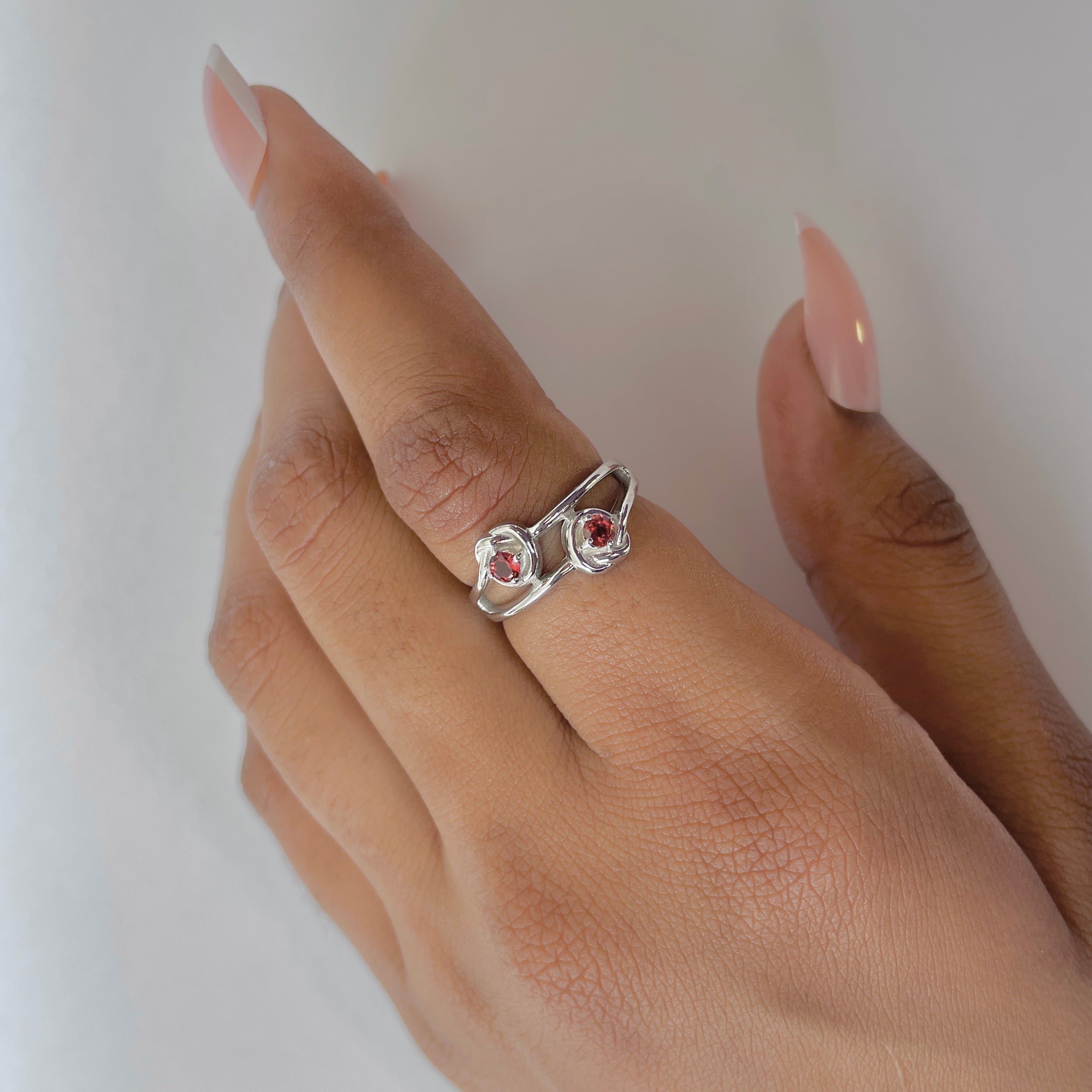 Garnet Ring-(GAR-RDR-22.)