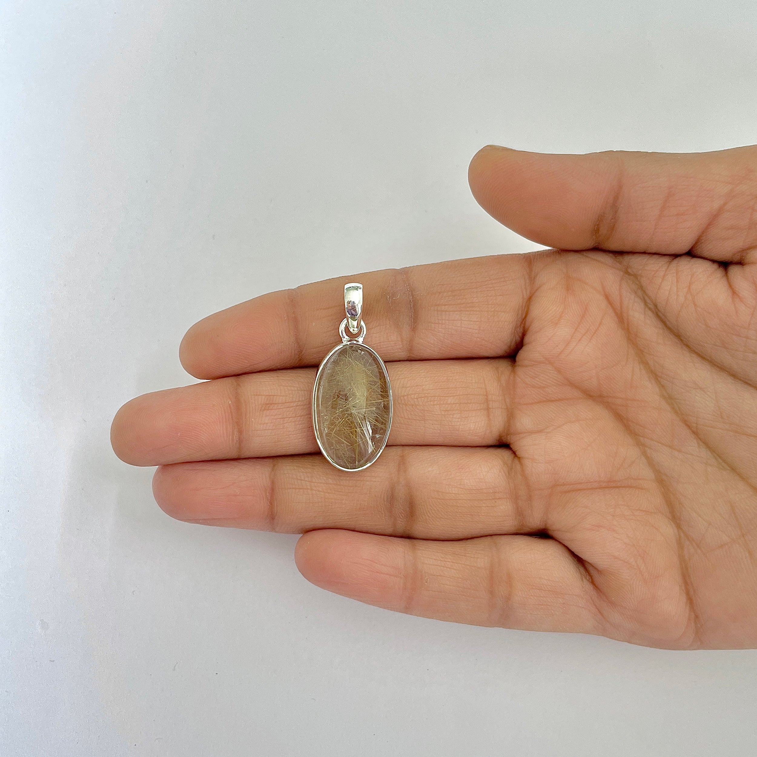 Golden Rutile Pendant-(GDR-1-20)