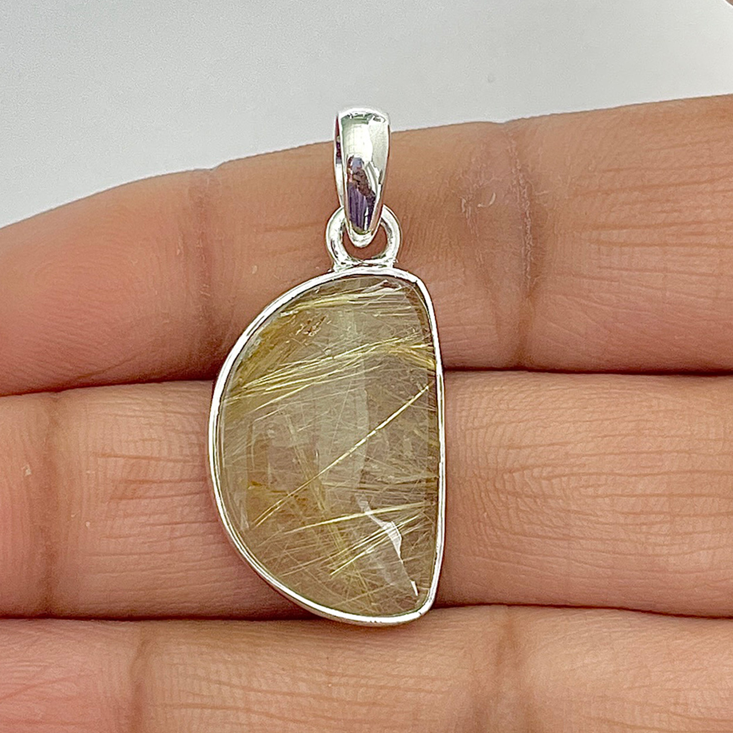 Golden Rutile Pendant-(GDR-1-22)