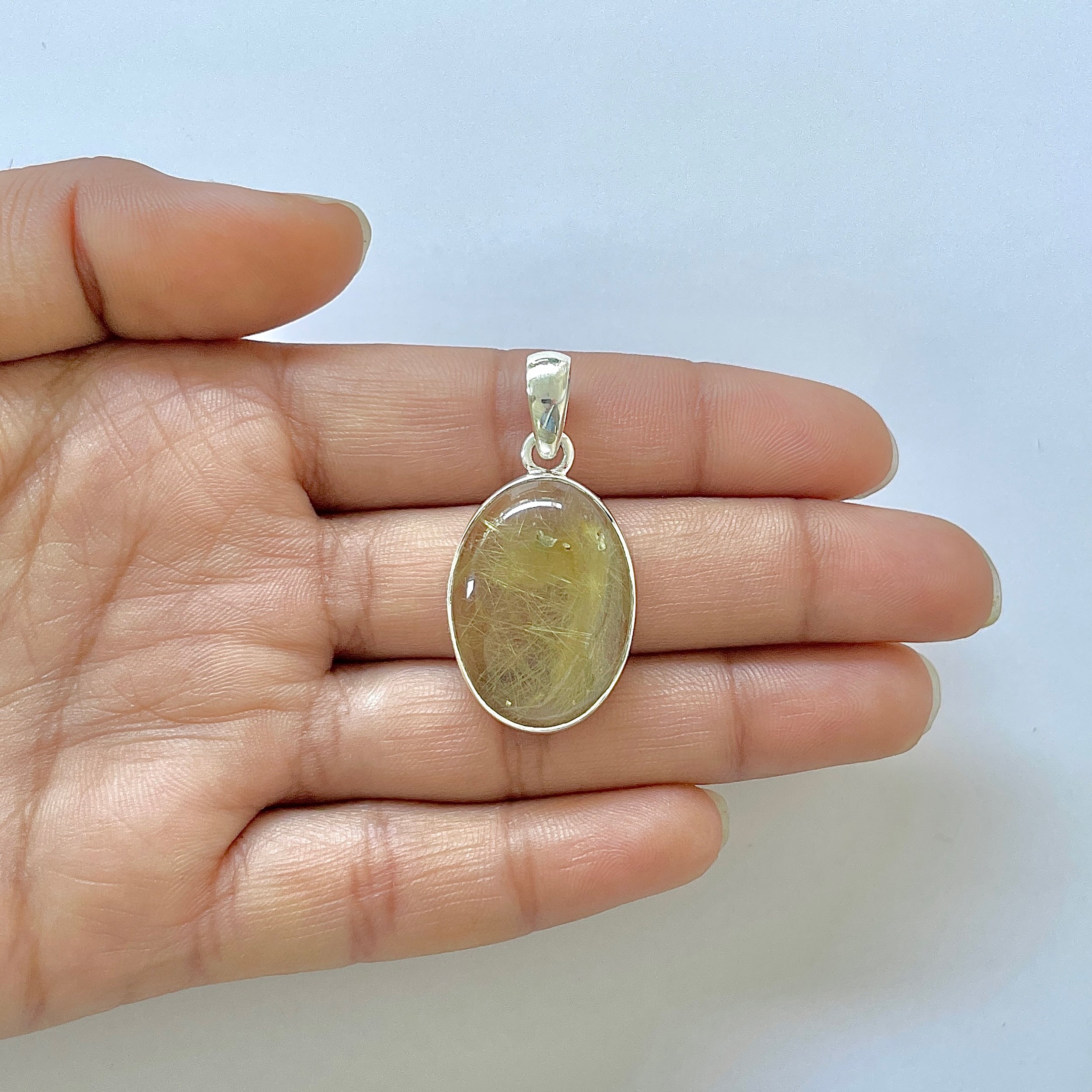 Golden Rutile Pendant-(GDR-1-51)