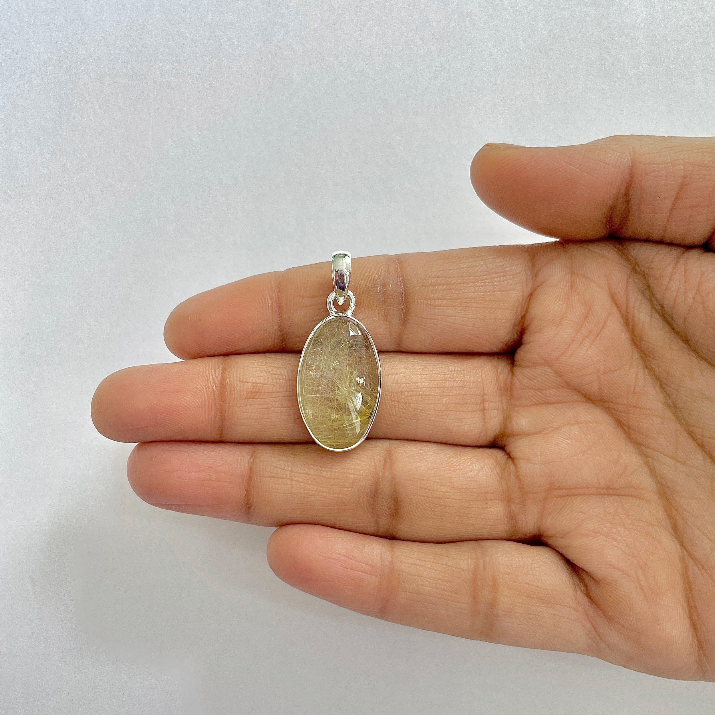 Golden Rutile Pendant-(GDR-1-7)