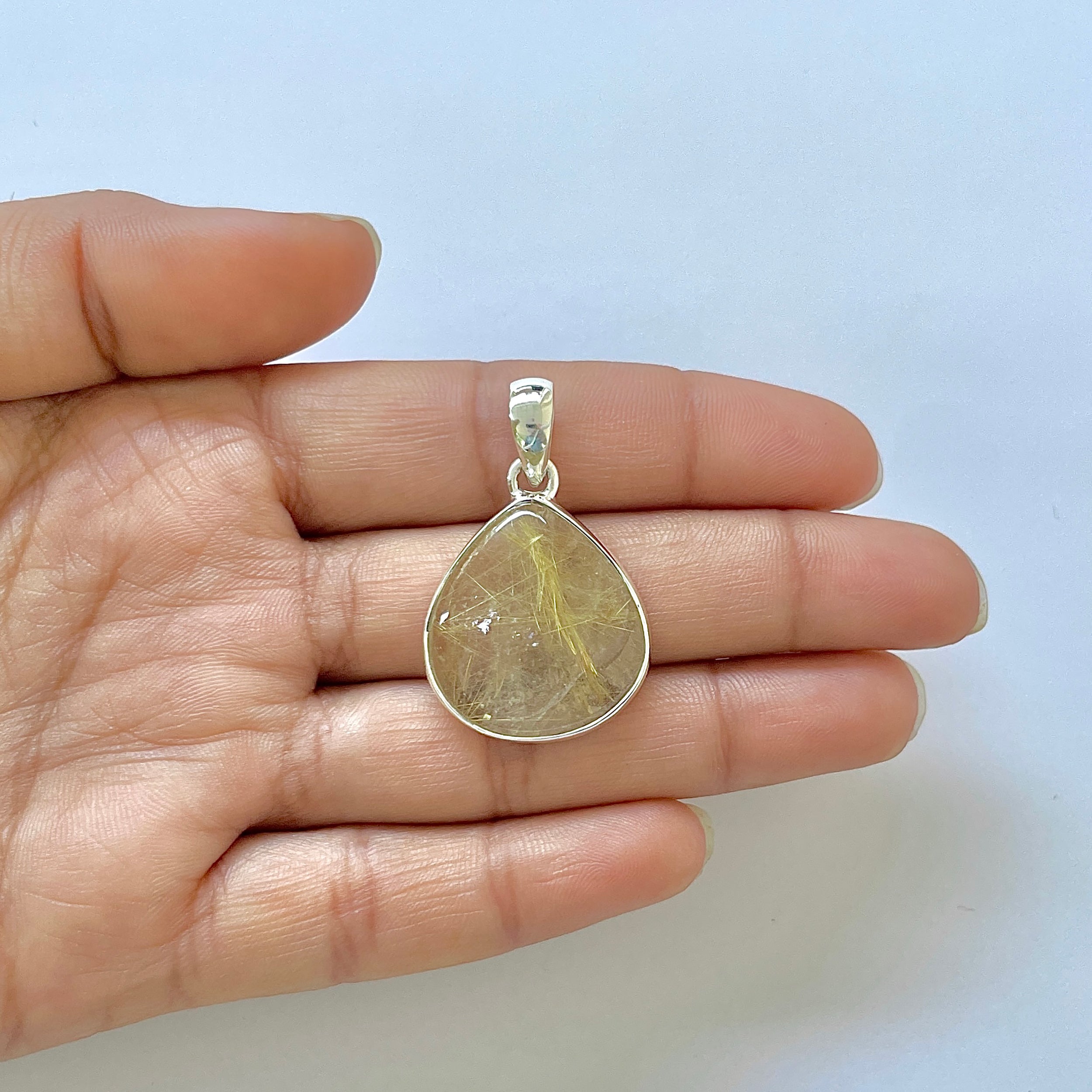 Golden Rutile Pendant-(GDR-1-71)