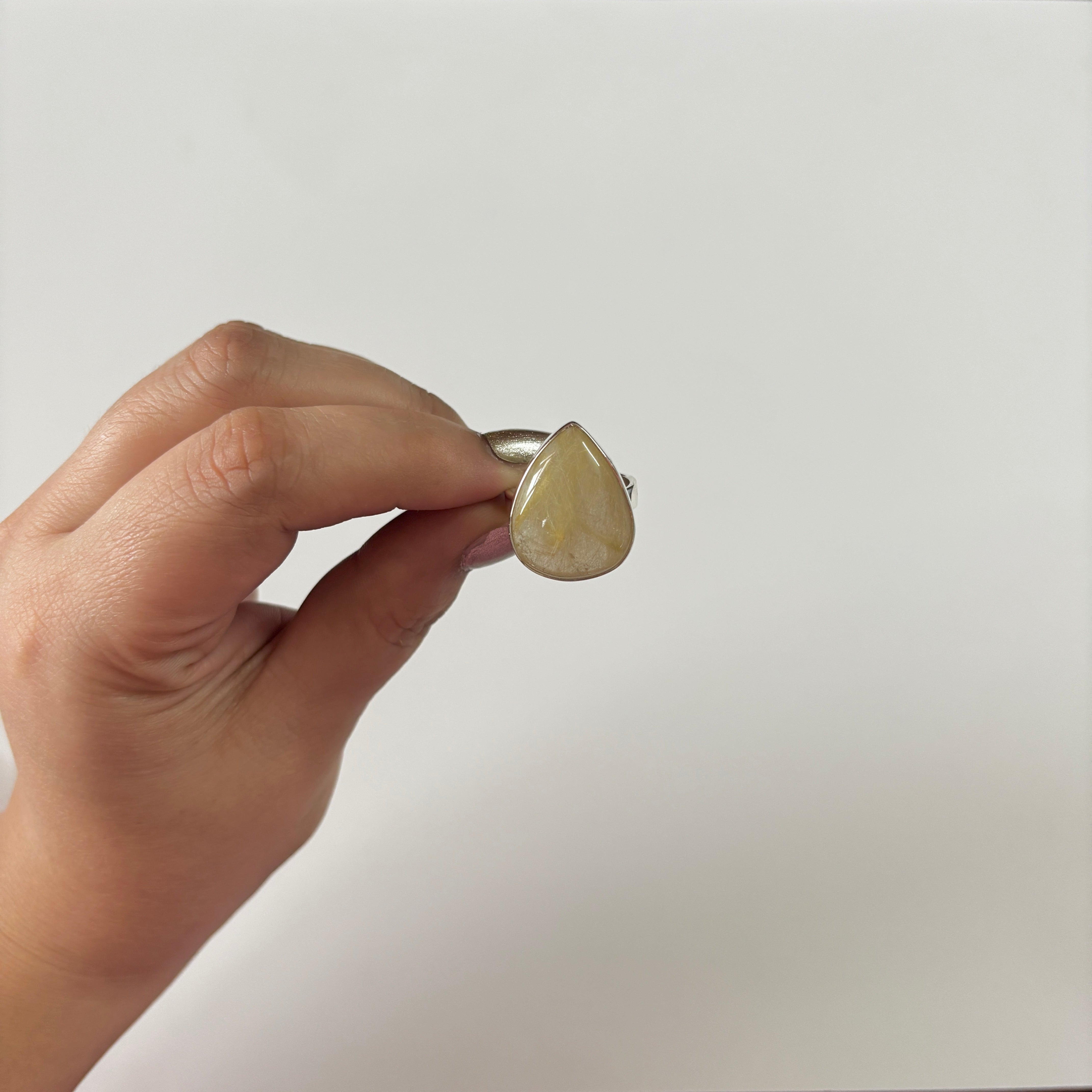 Golden Rutile Ring-(GDR-2-12)