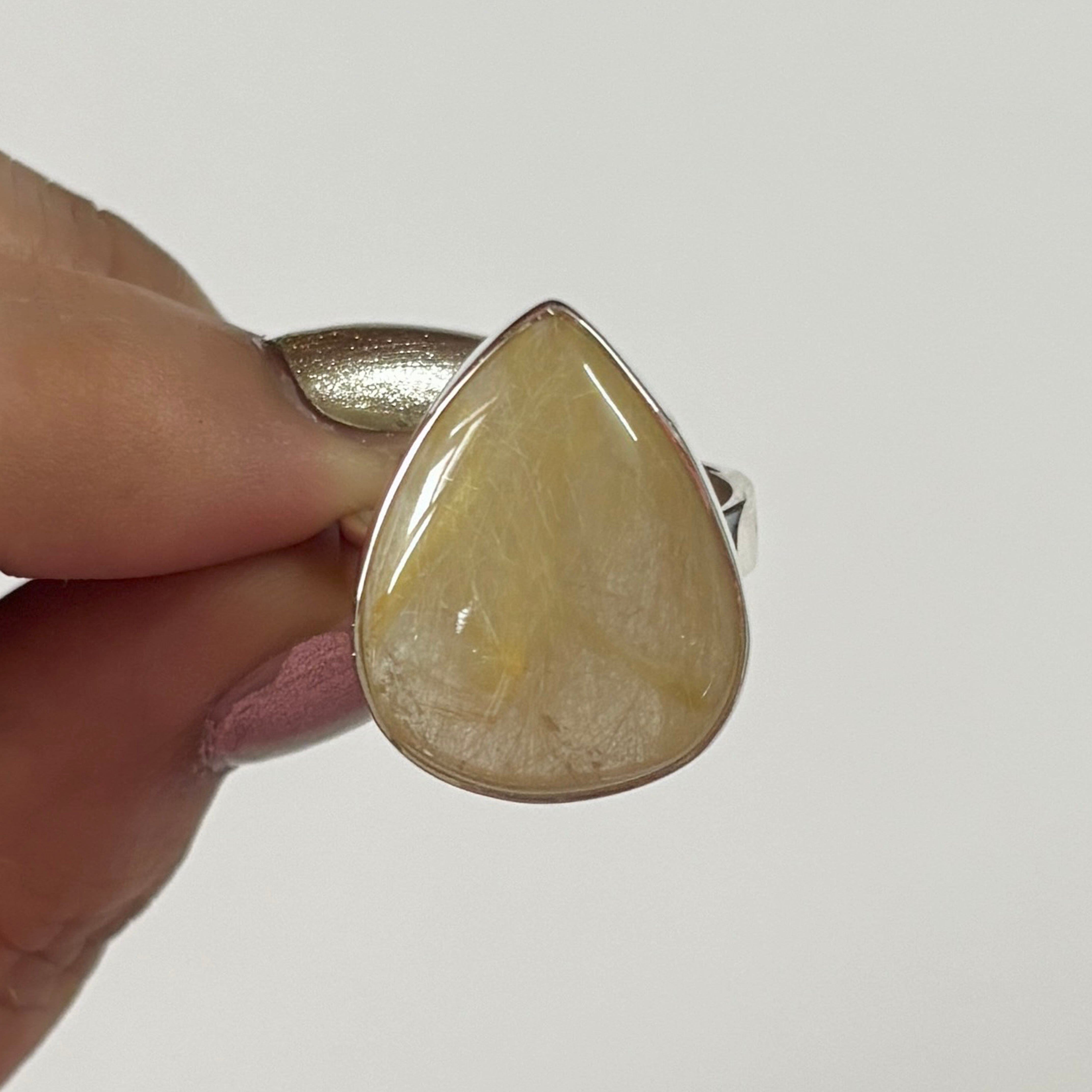 Golden Rutile Ring-(GDR-2-12)