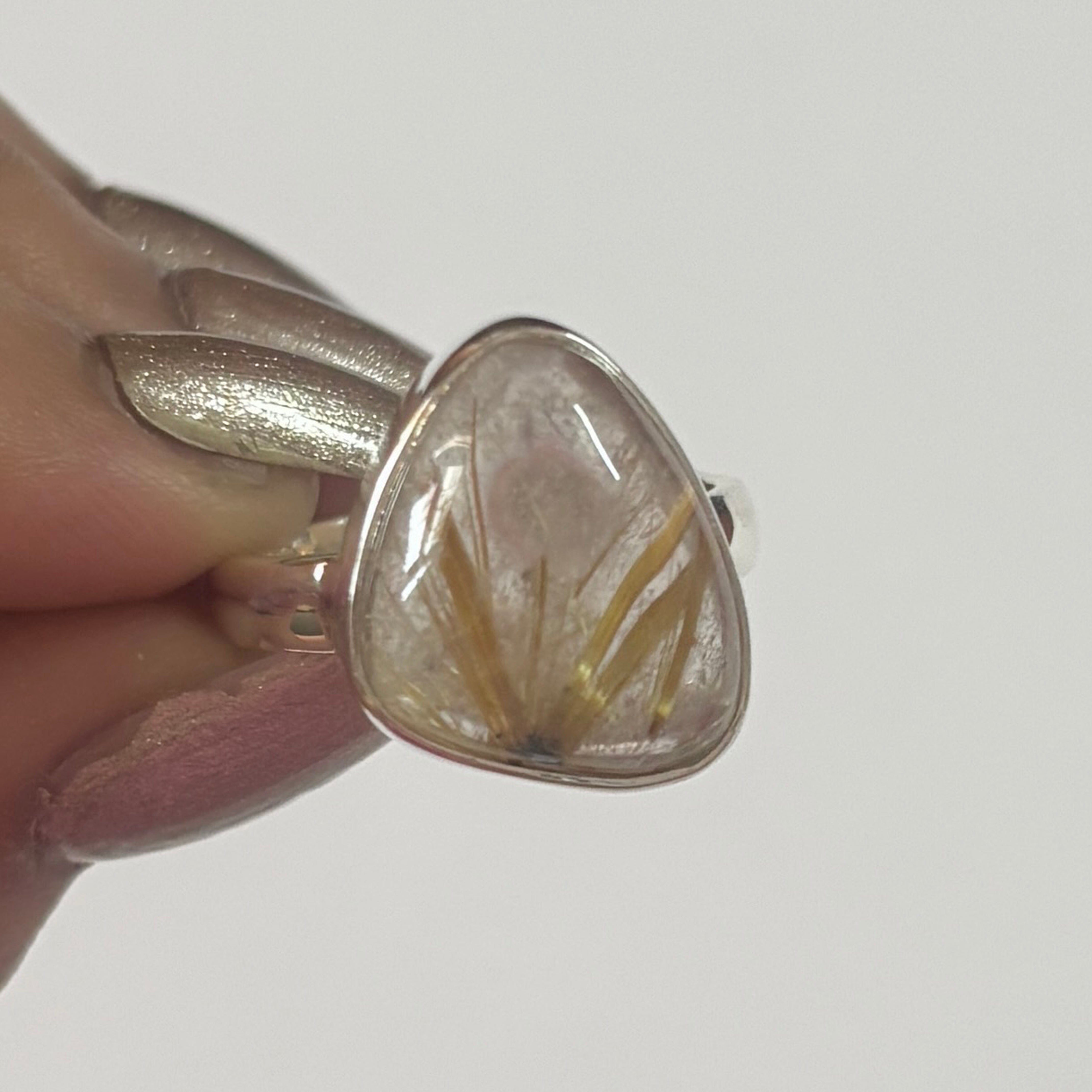 Golden Rutile Ring-(GDR-2-14)