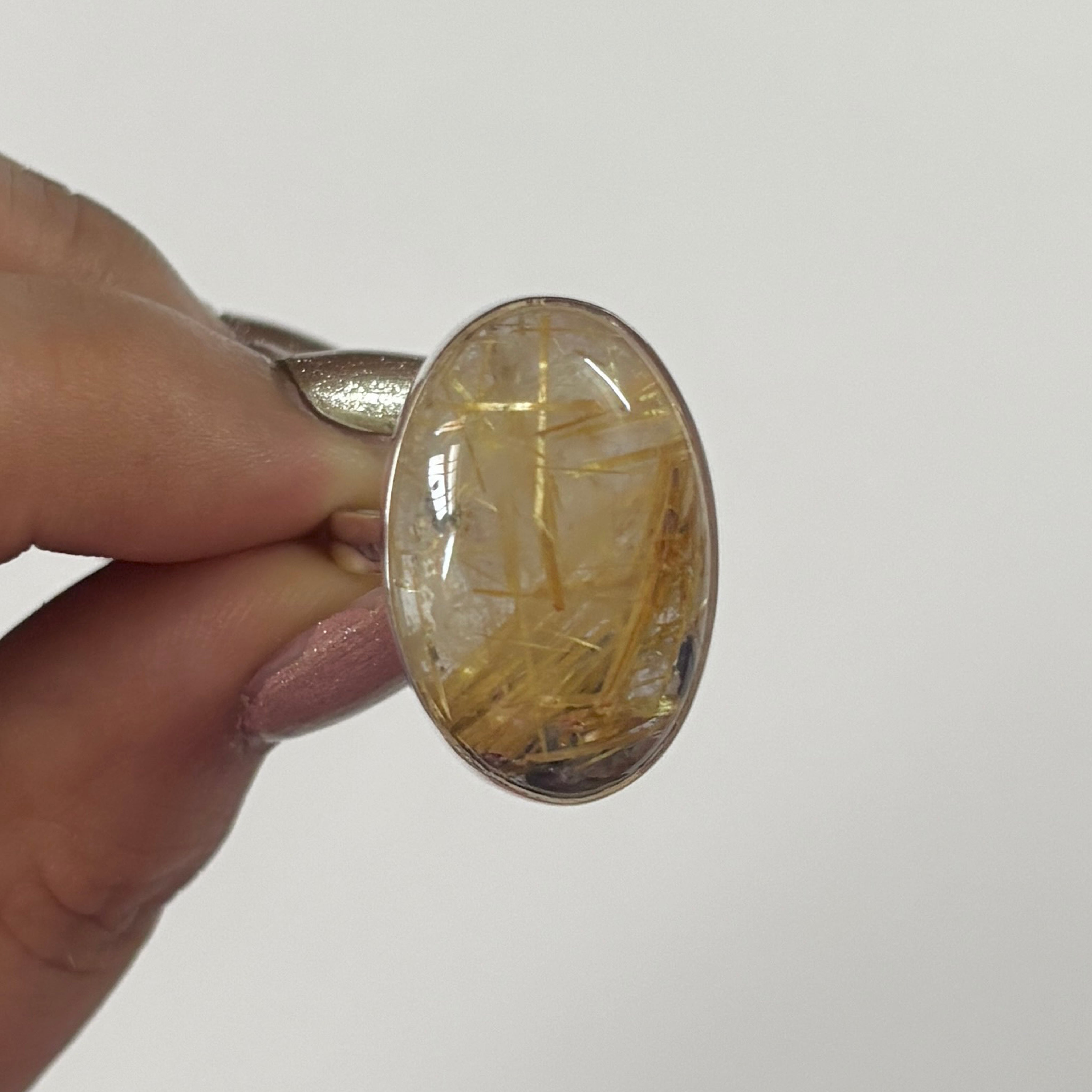 Golden Rutile Ring-(GDR-2-18)