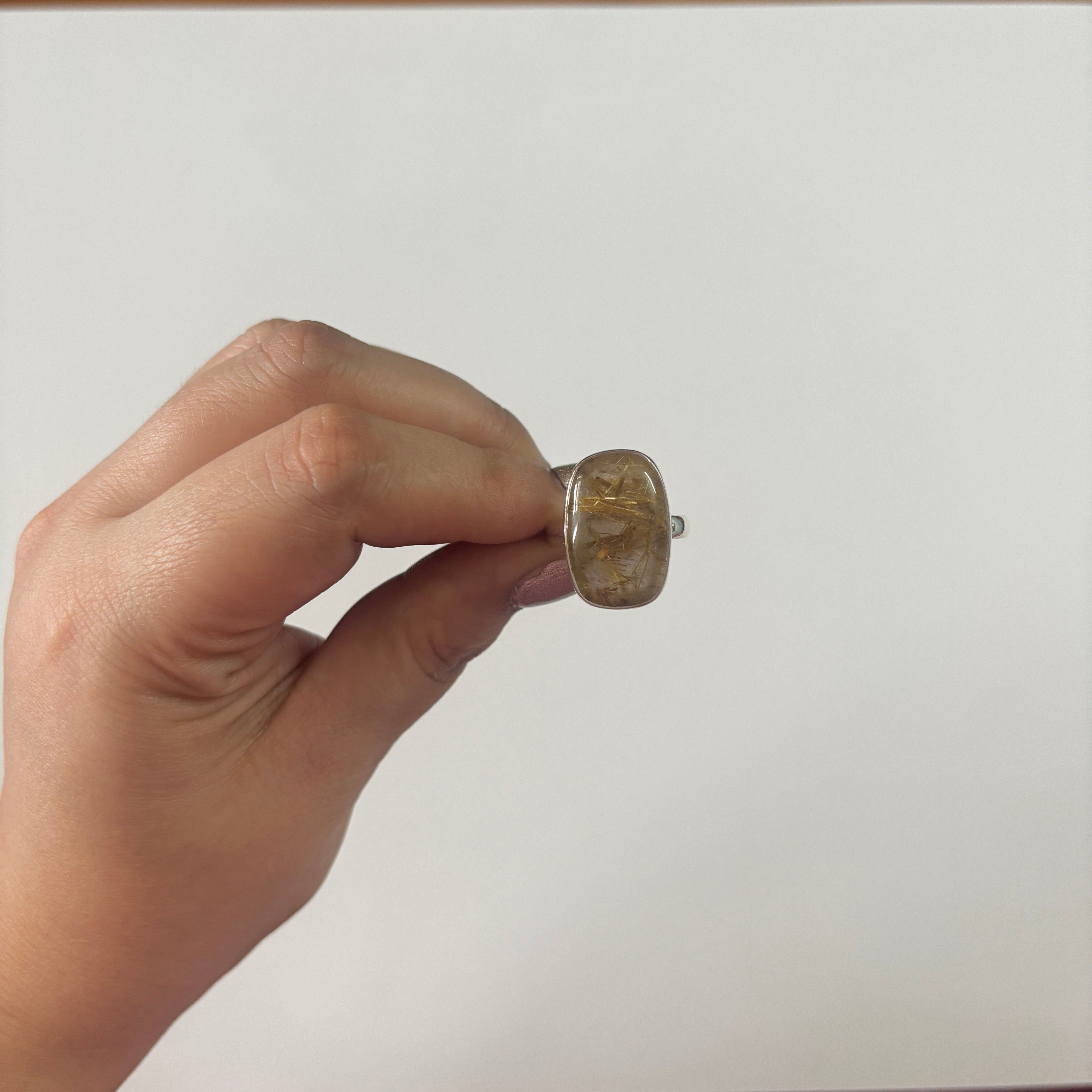 Golden Rutile Ring-(GDR-2-21)