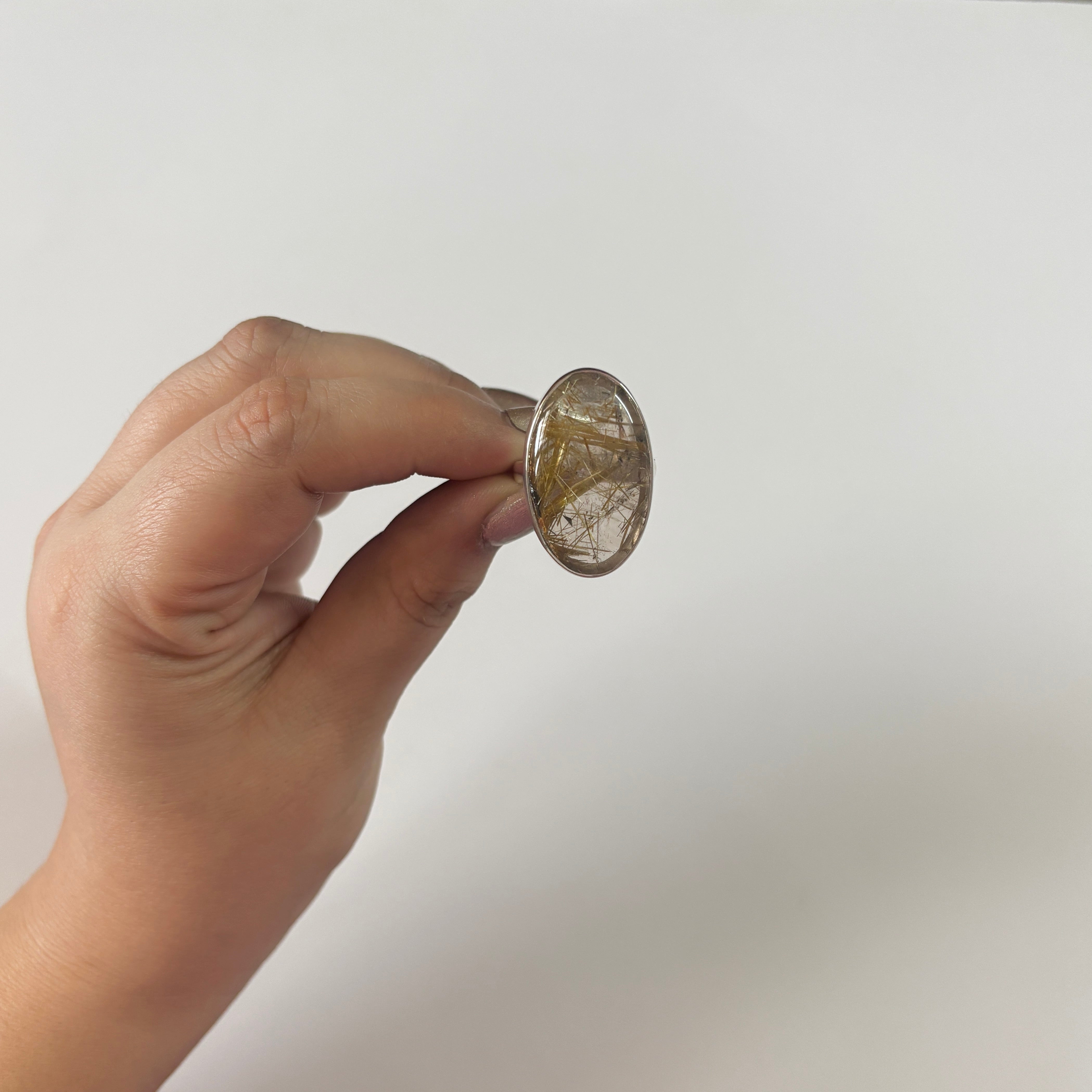 Golden Rutile Ring-(GDR-2-22)