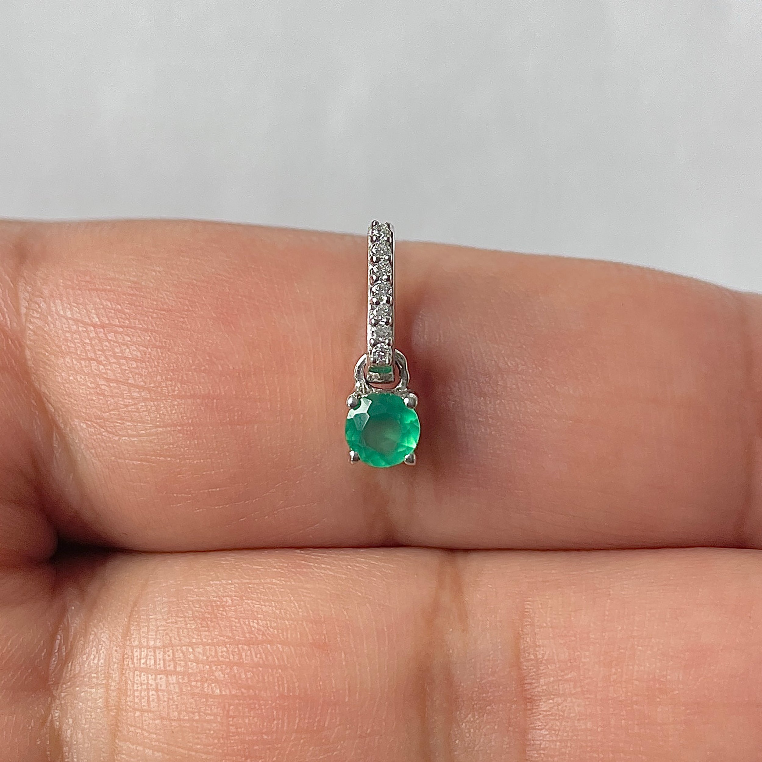 Green Onyx Pendant-(GRO-RDP-1166)