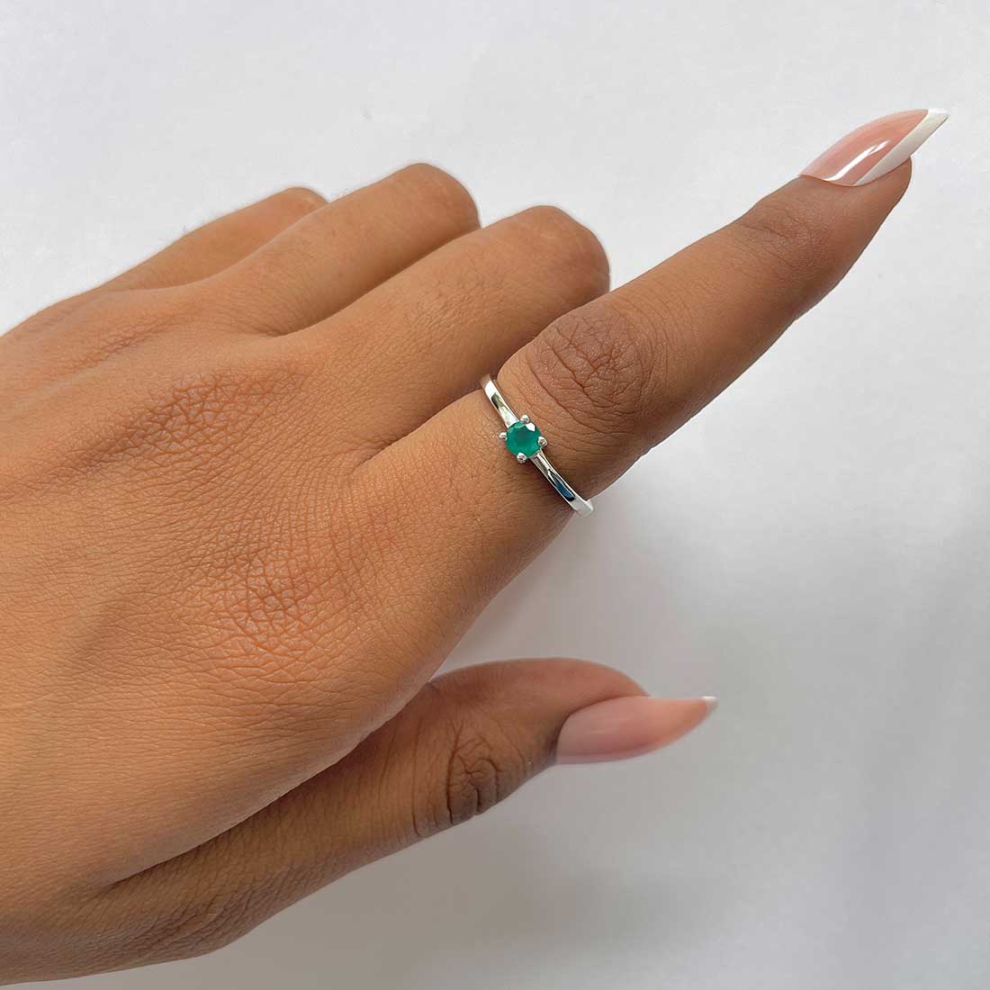 Green Onyx Ring-(GRO-RDR-235.)