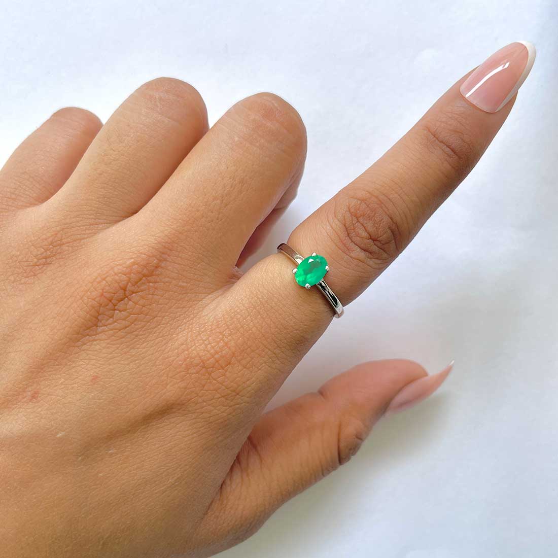 Green Onyx Ring-(GRO-RDR-242.)