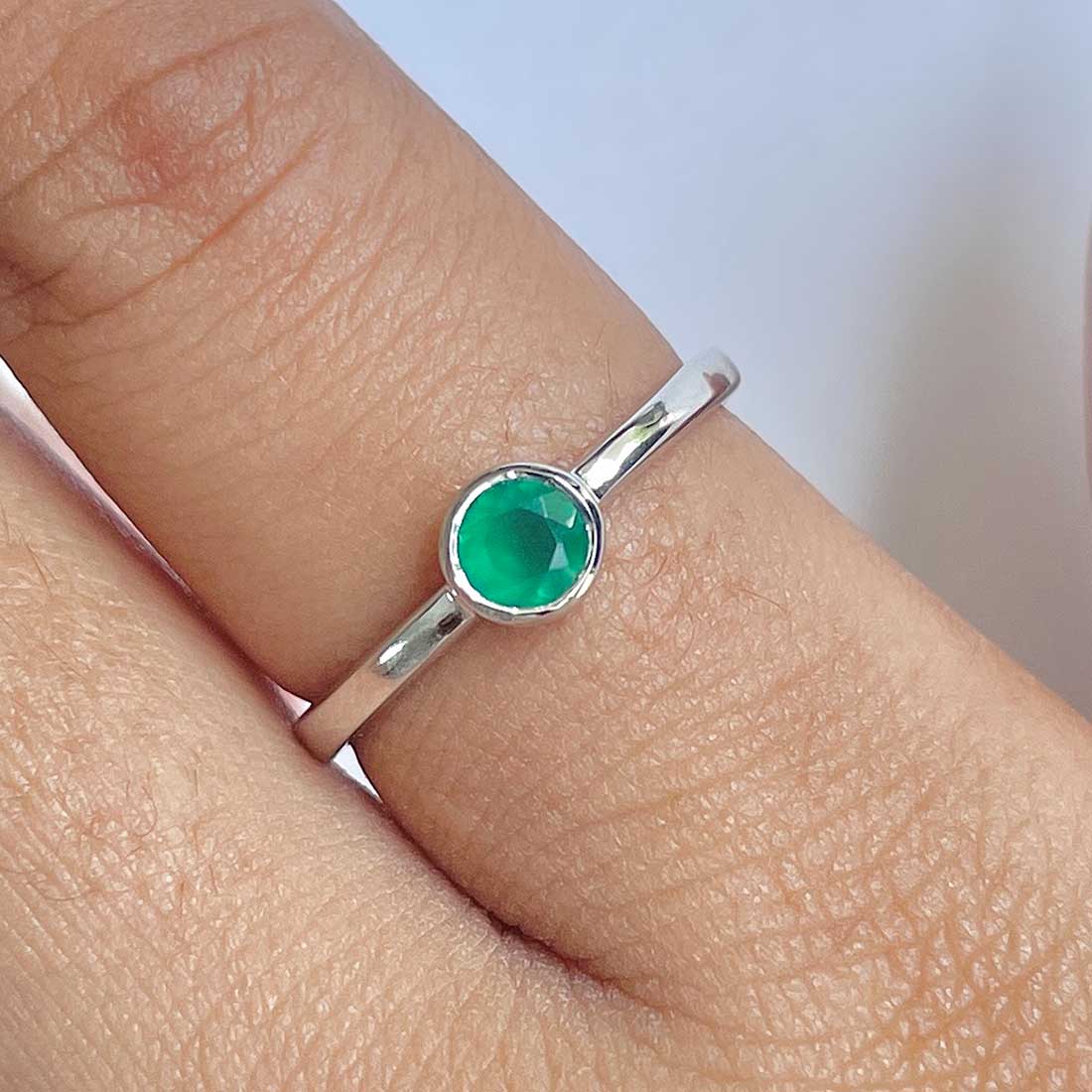 Green Onyx Ring-(GRO-RDR-3229.)