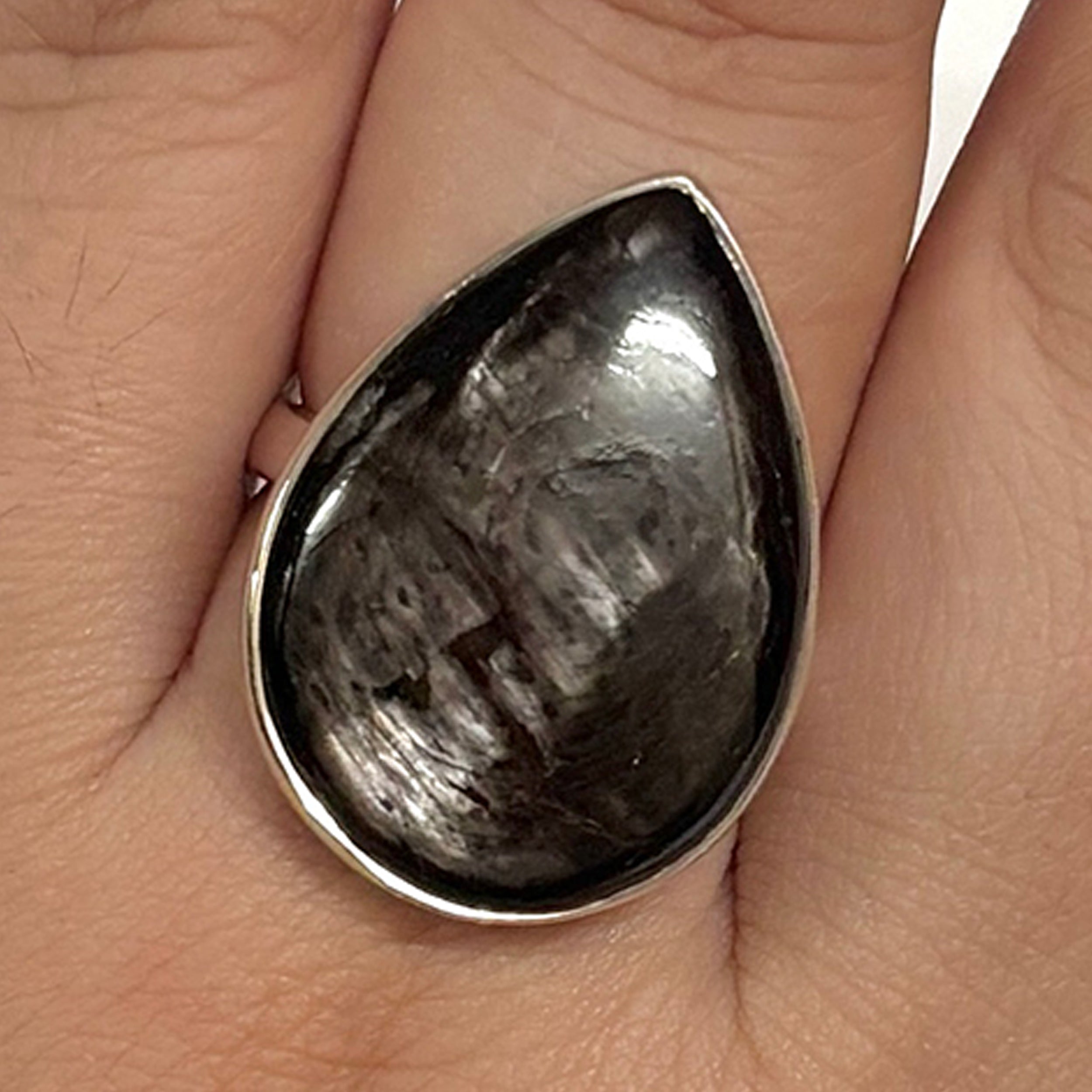 Hypersthene Ring-(HYP-2-18)