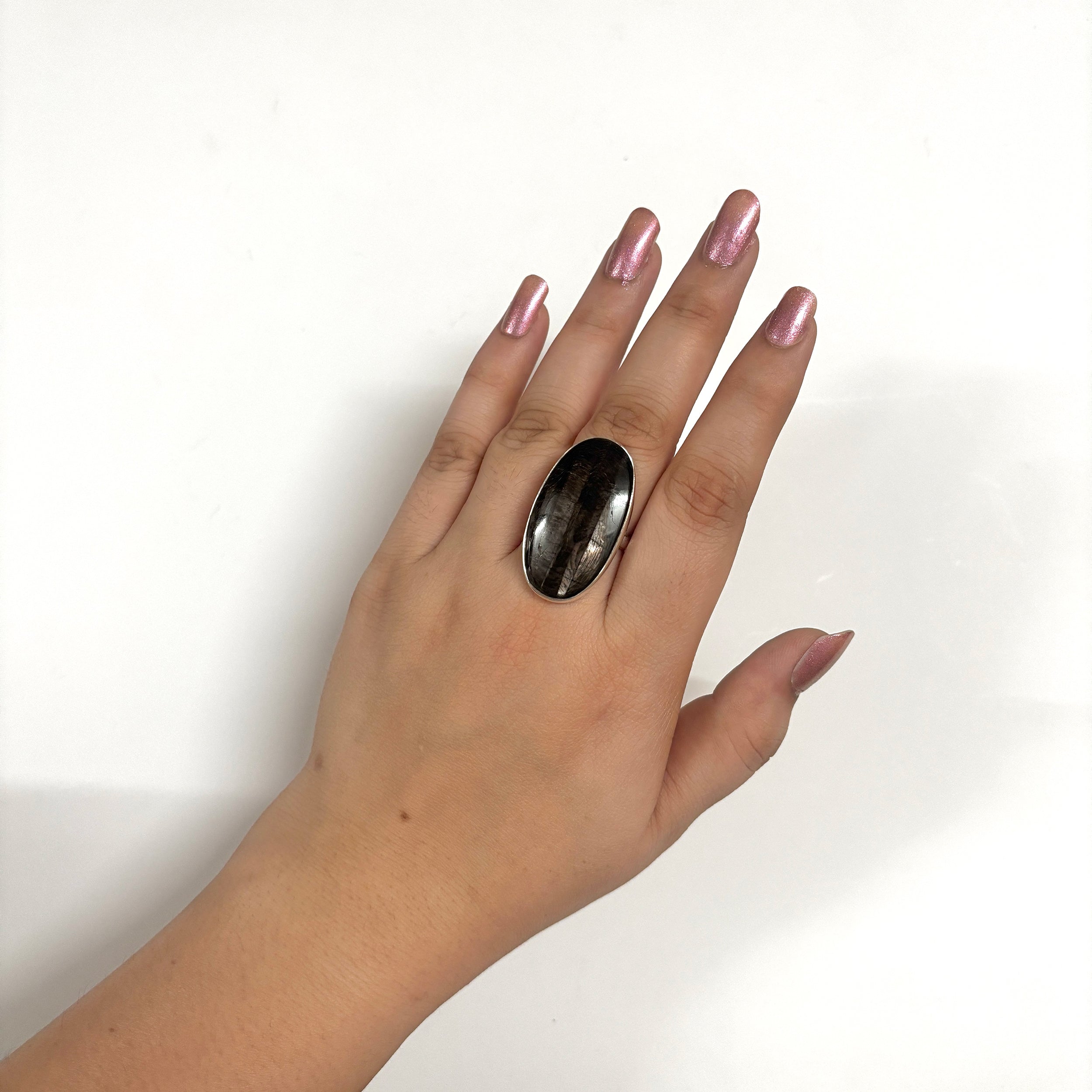 Hypersthene Ring-(HYP-2-22)