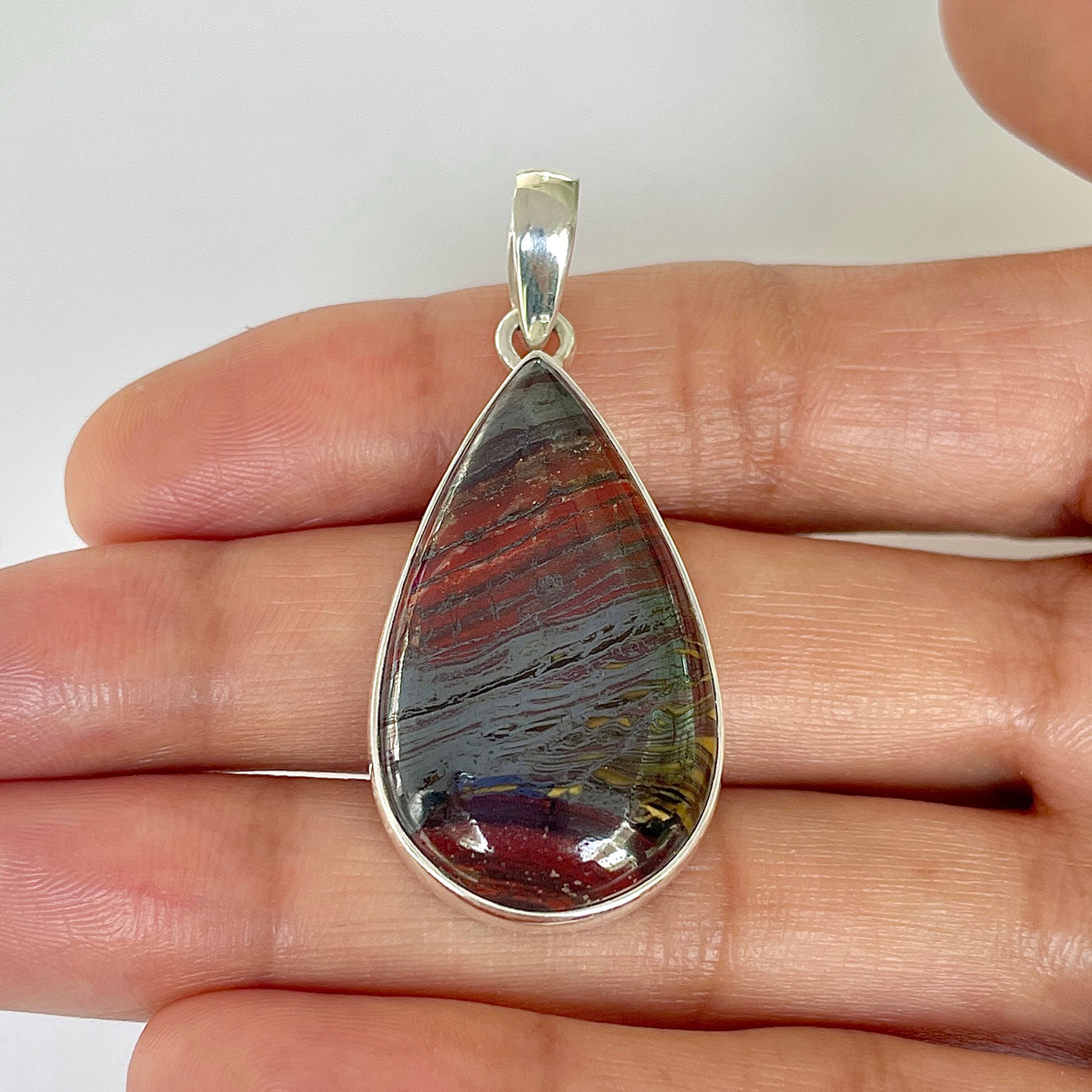 Iron Tiger Eye Pendant-(ITE-1-15)