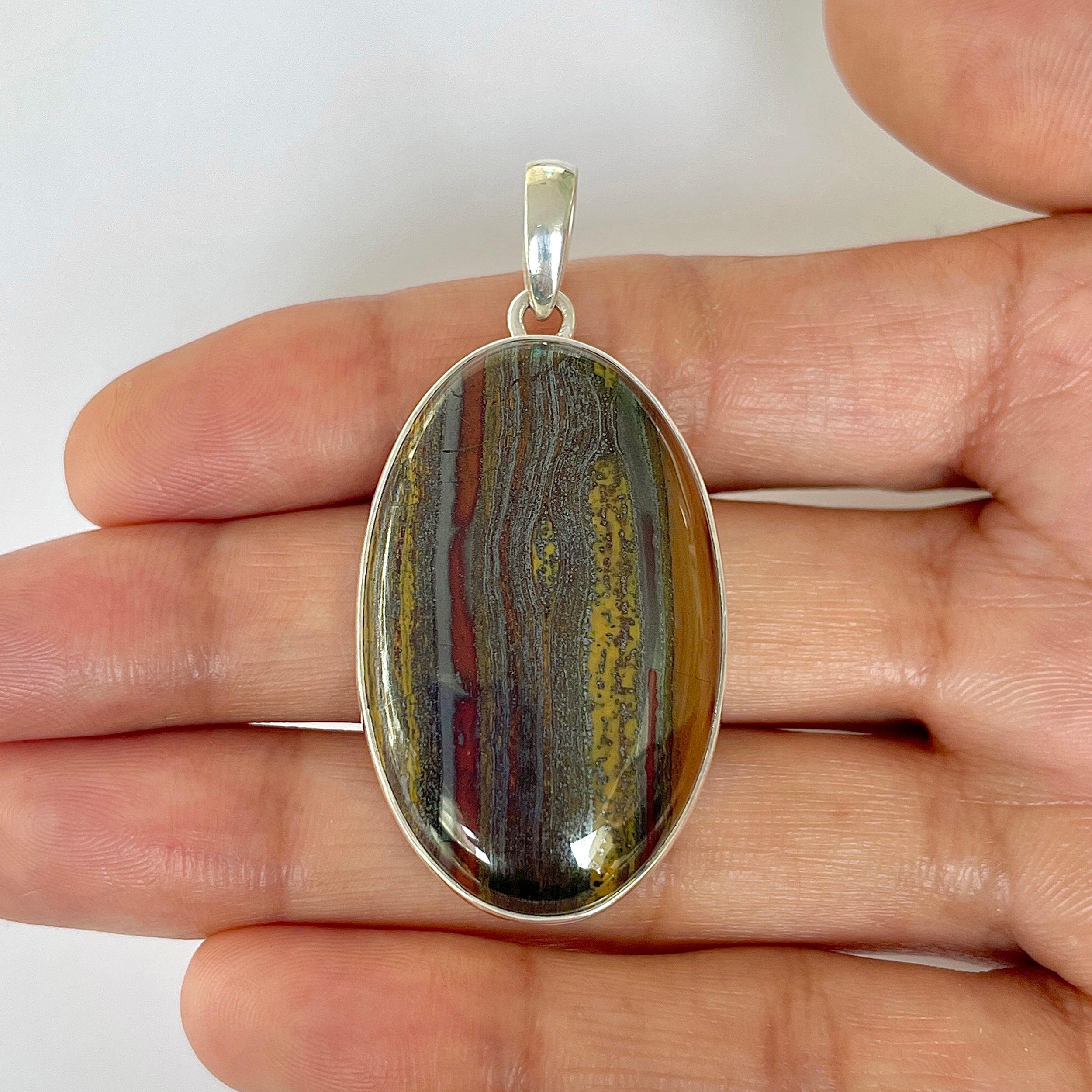 Iron Tiger Eye Pendant-(ITE-1-16)