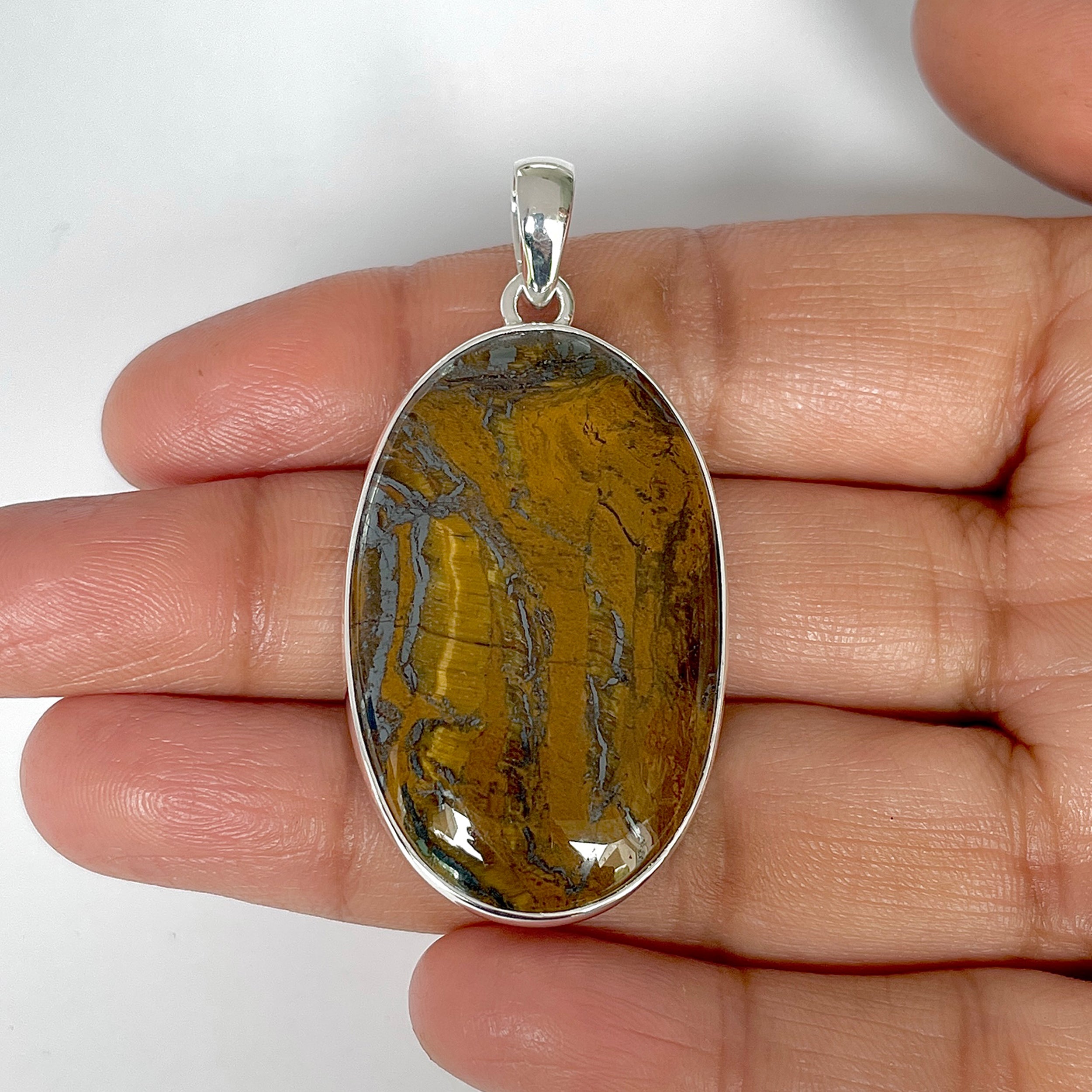 Iron Tiger Eye Pendant-(ITE-1-30)