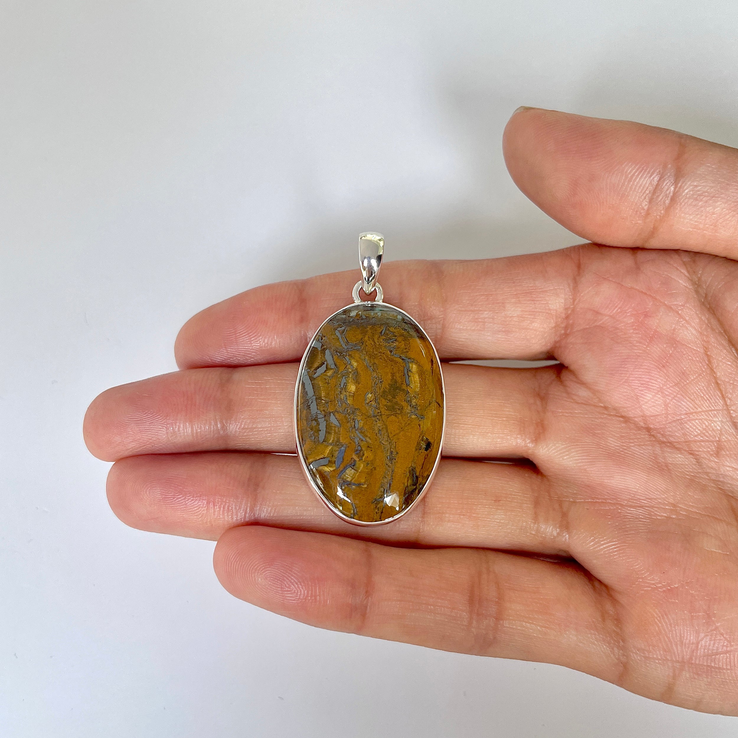Iron Tiger Eye Pendant-(ITE-1-44)