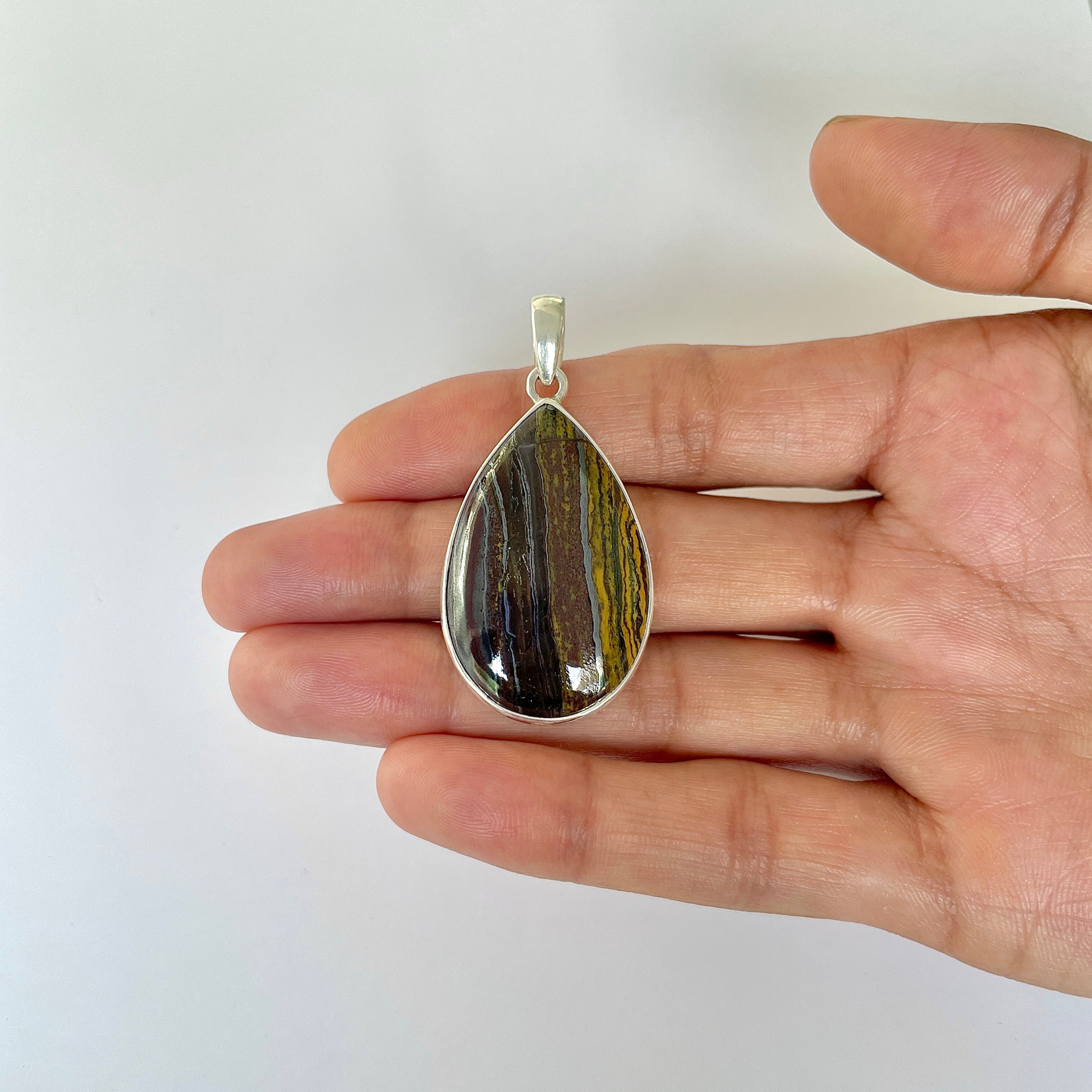 Iron Tiger Eye Pendant-(ITE-1-8)
