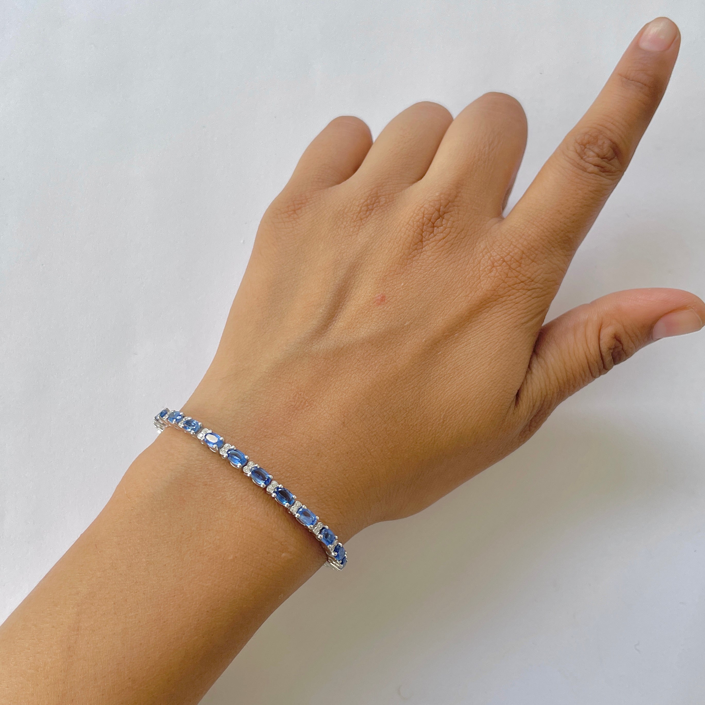 Kyanite Bracelet-(KYN-RDB-110)