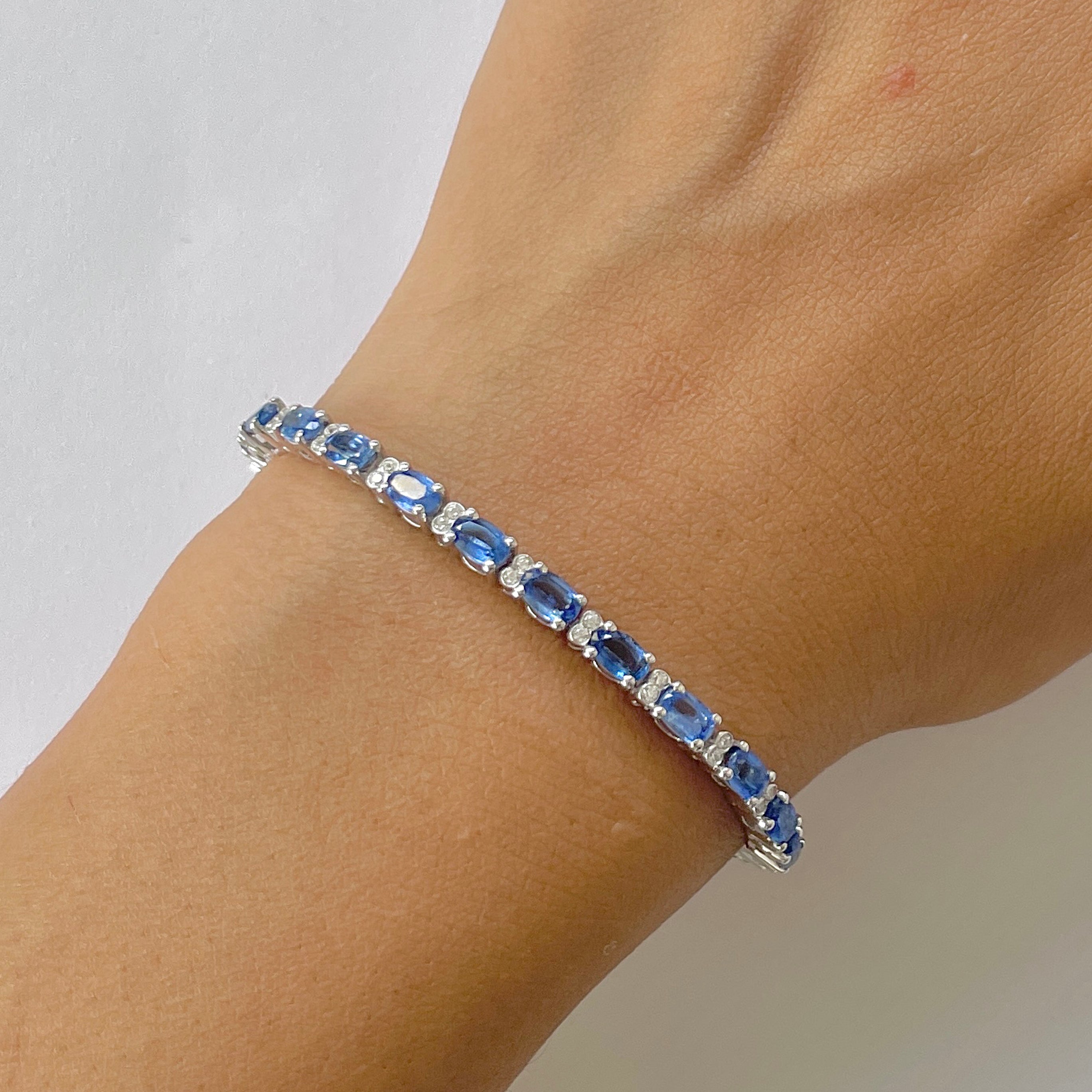 Kyanite Bracelet-(KYN-RDB-110)