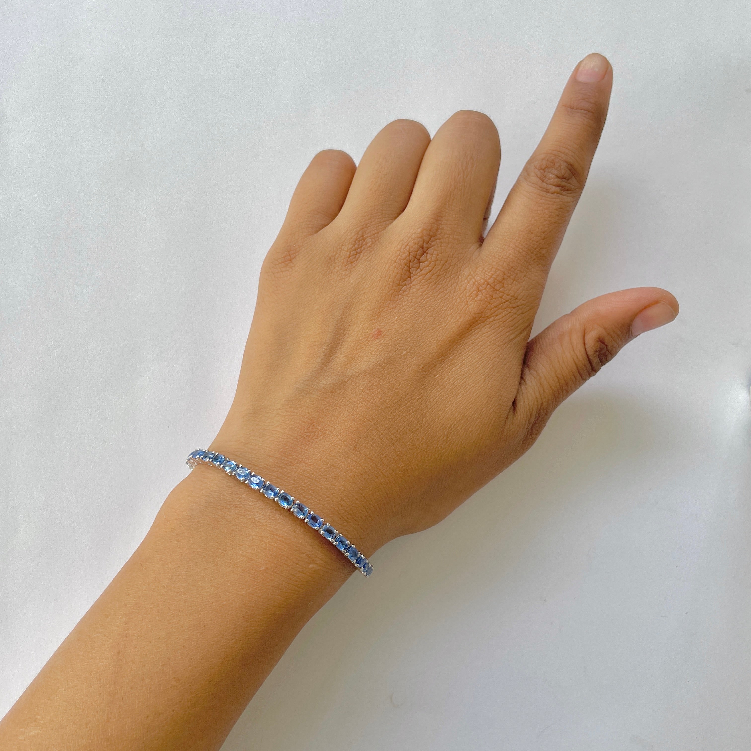 Kyanite Bracelet-(KYN-RDB-111)