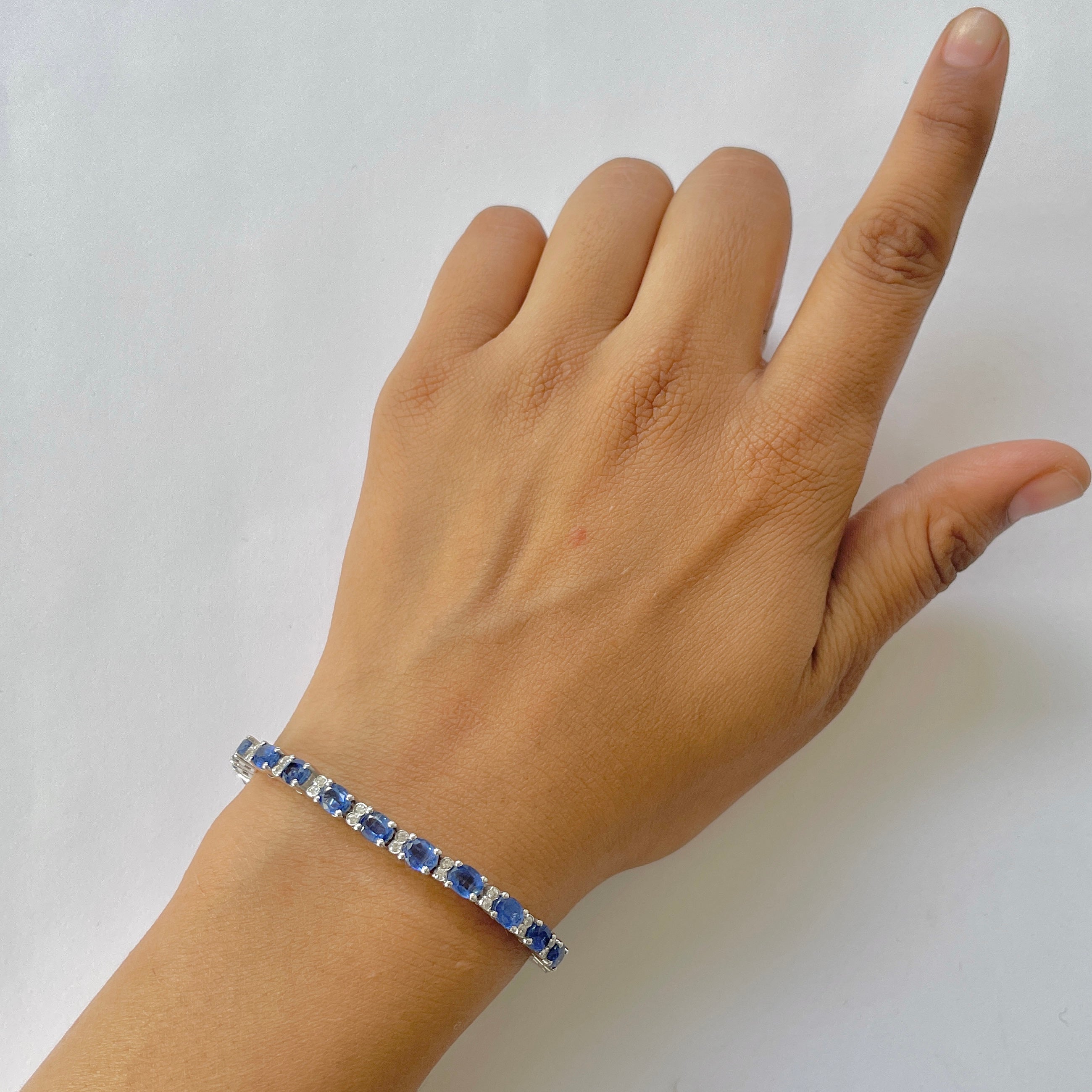Kyanite Bracelet-(KYN-RDB-112)
