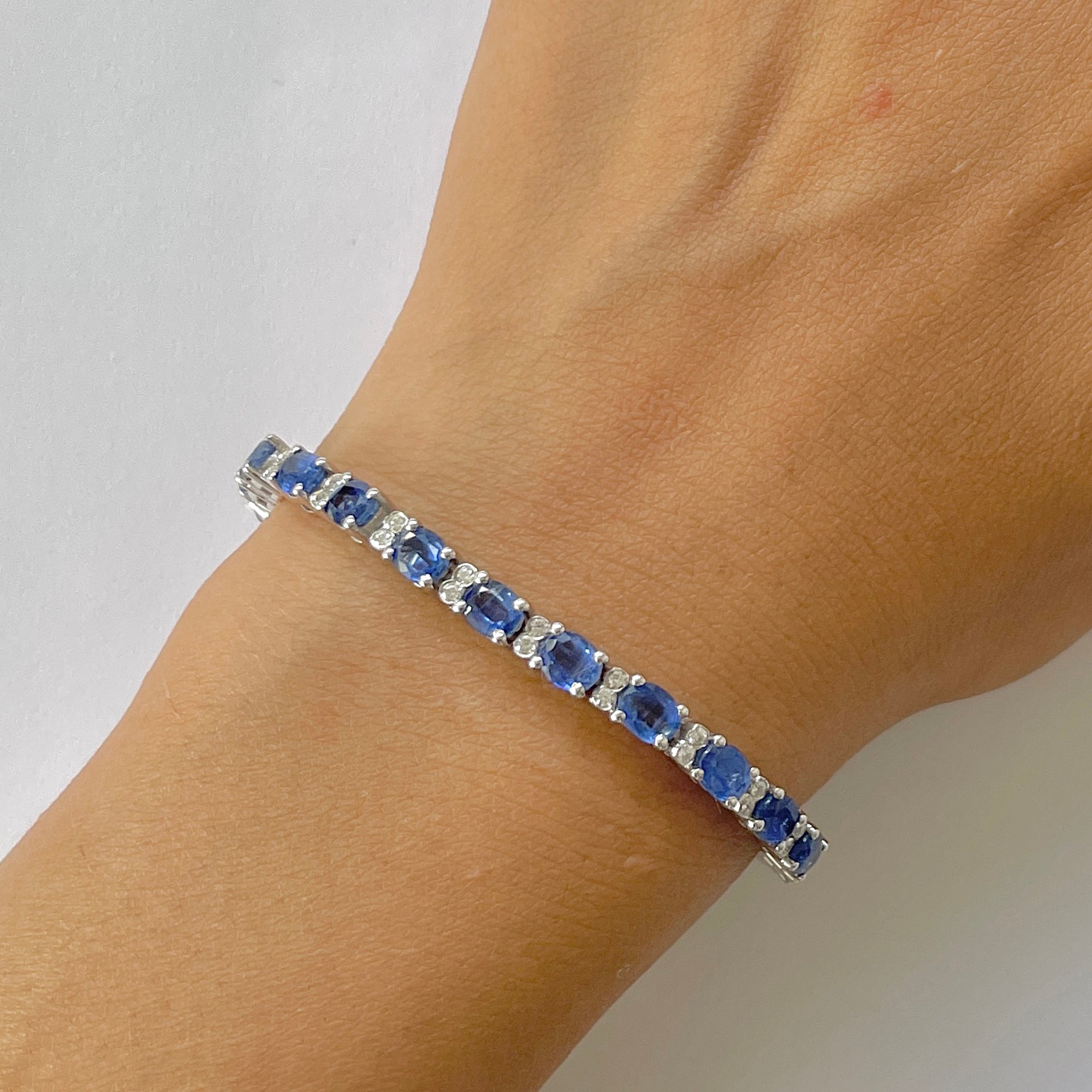 Kyanite Bracelet-(KYN-RDB-112)
