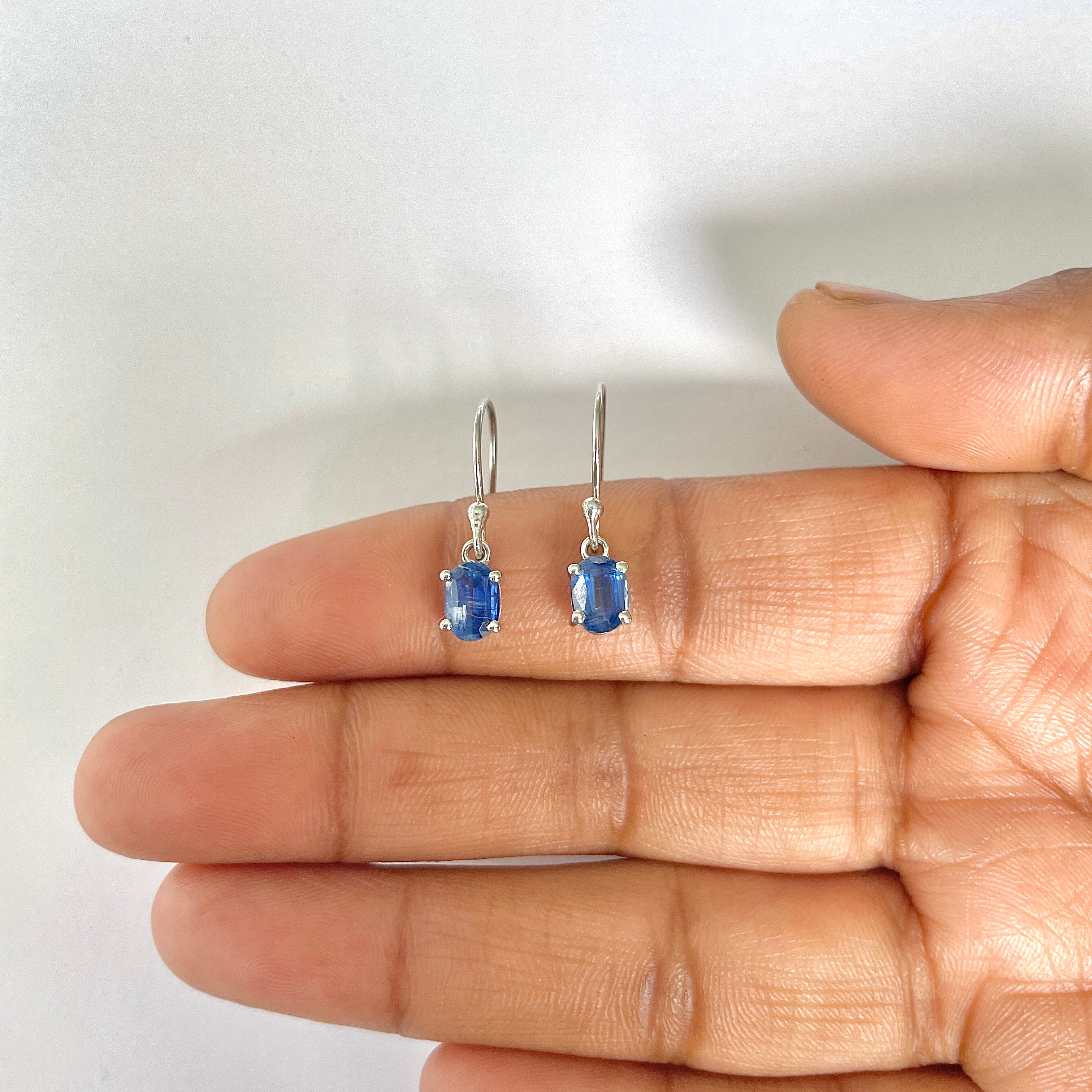 Kyanite Earring-(KYN-RDE-670-B)
