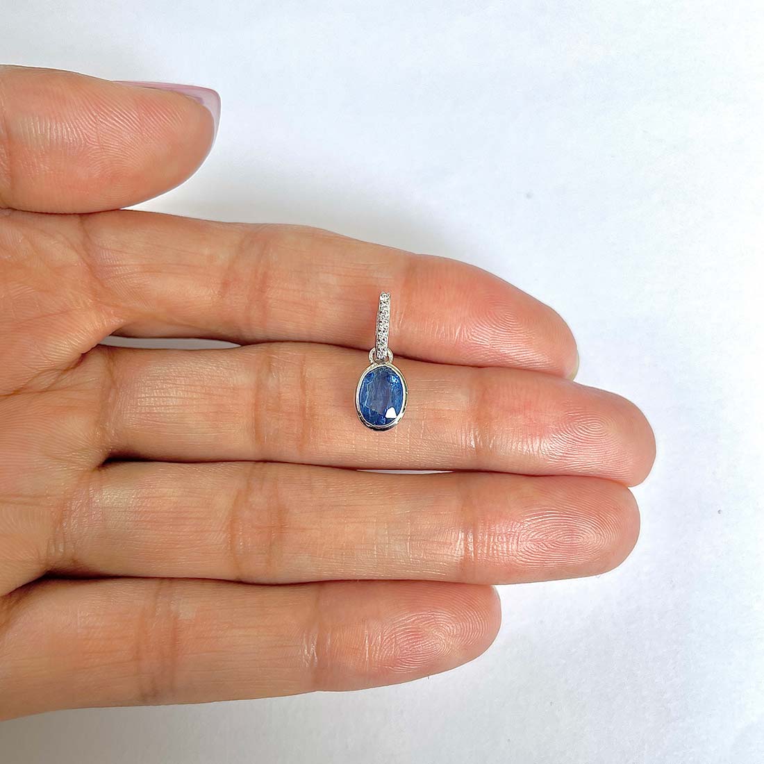 Kyanite Pendant-(KYN-RDP-792-B)