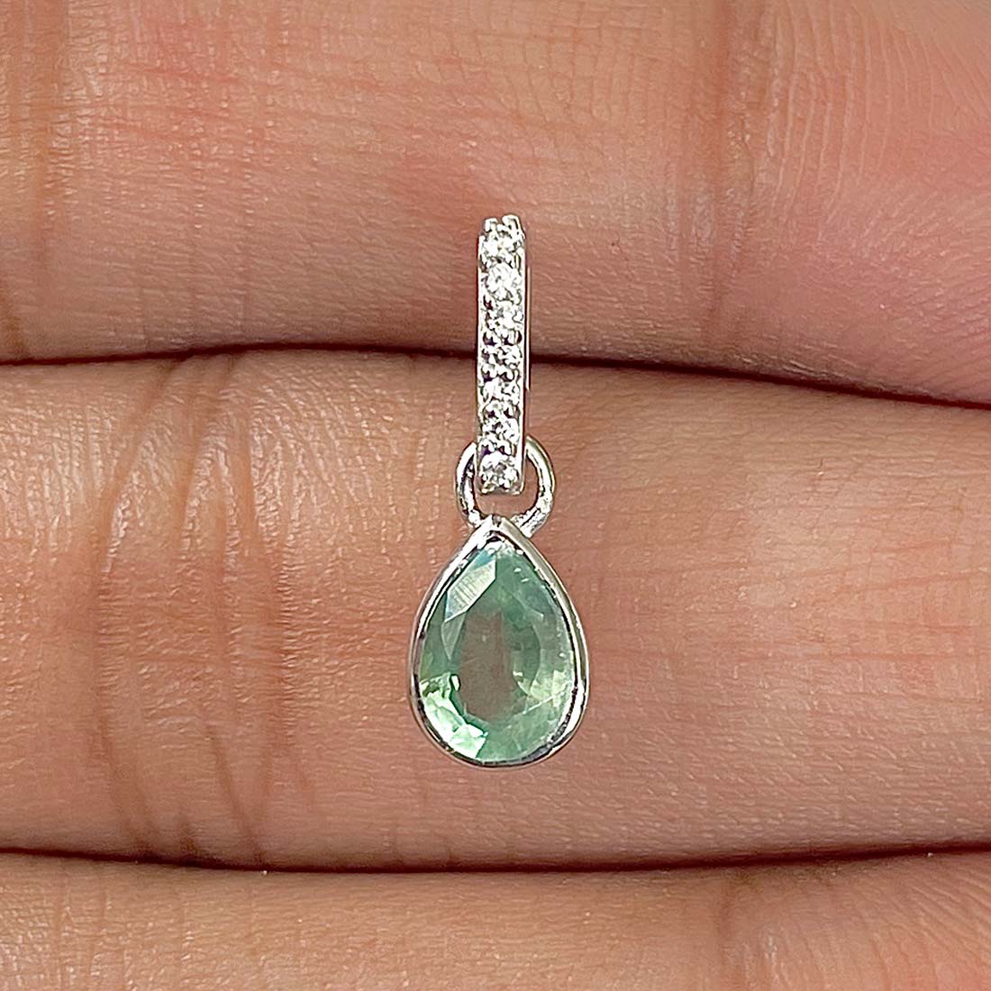 Kyanite Green Pendant-(KYN-RDP-779-G)