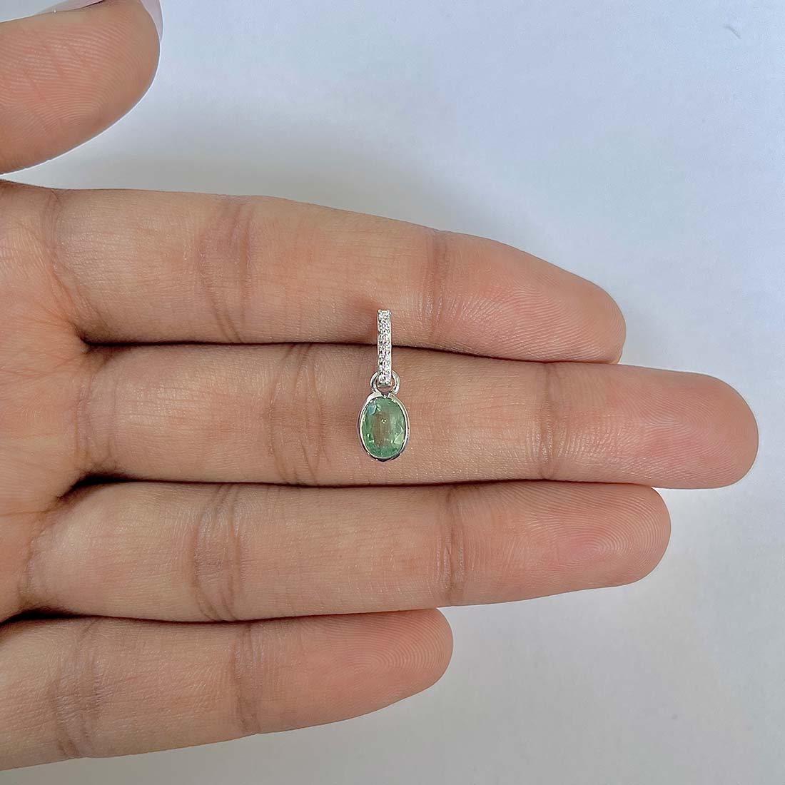 Kyanite Green Pendant-(KYN-RDP-780-G)