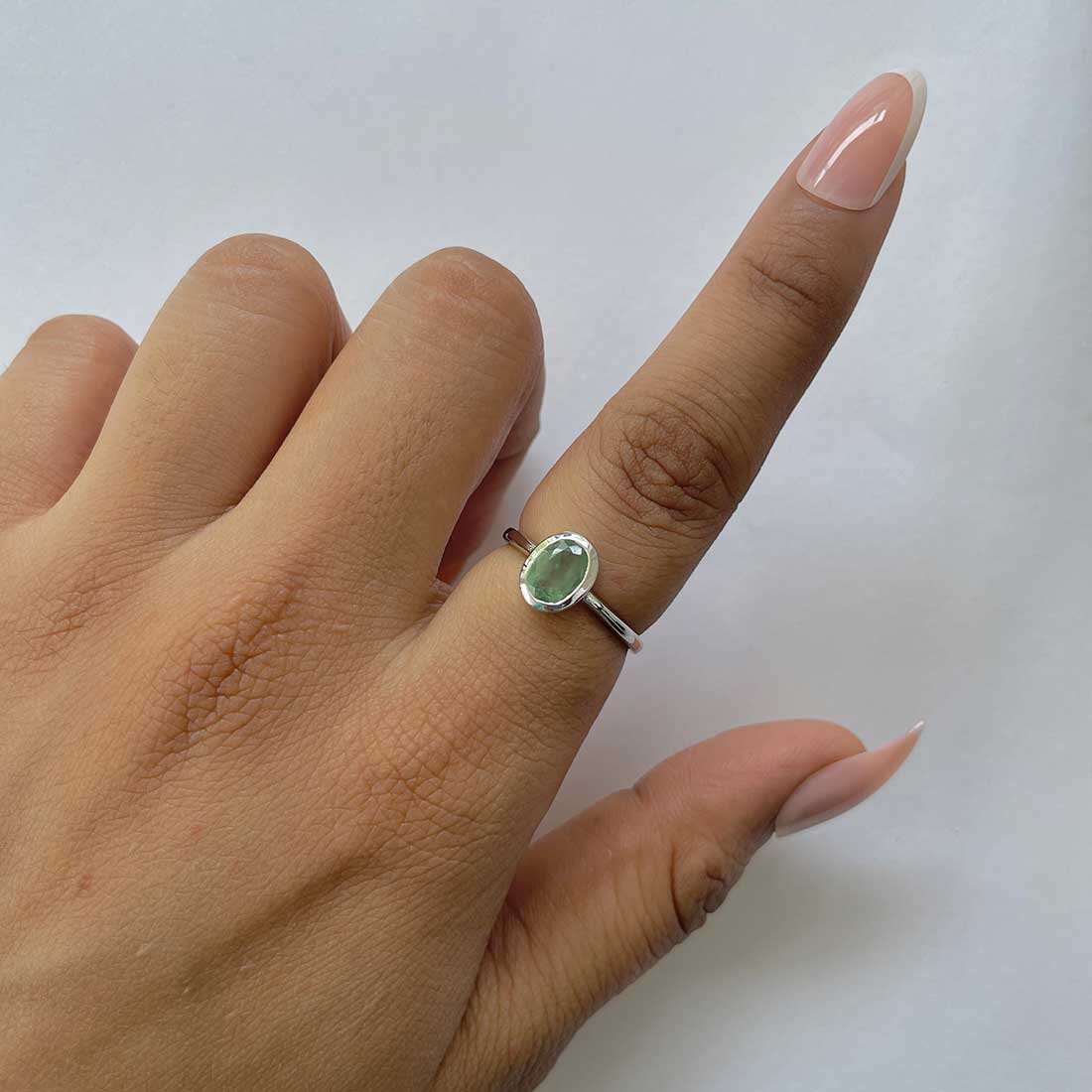 Kyanite Green Ring-(KYN-RDR-248-G.)