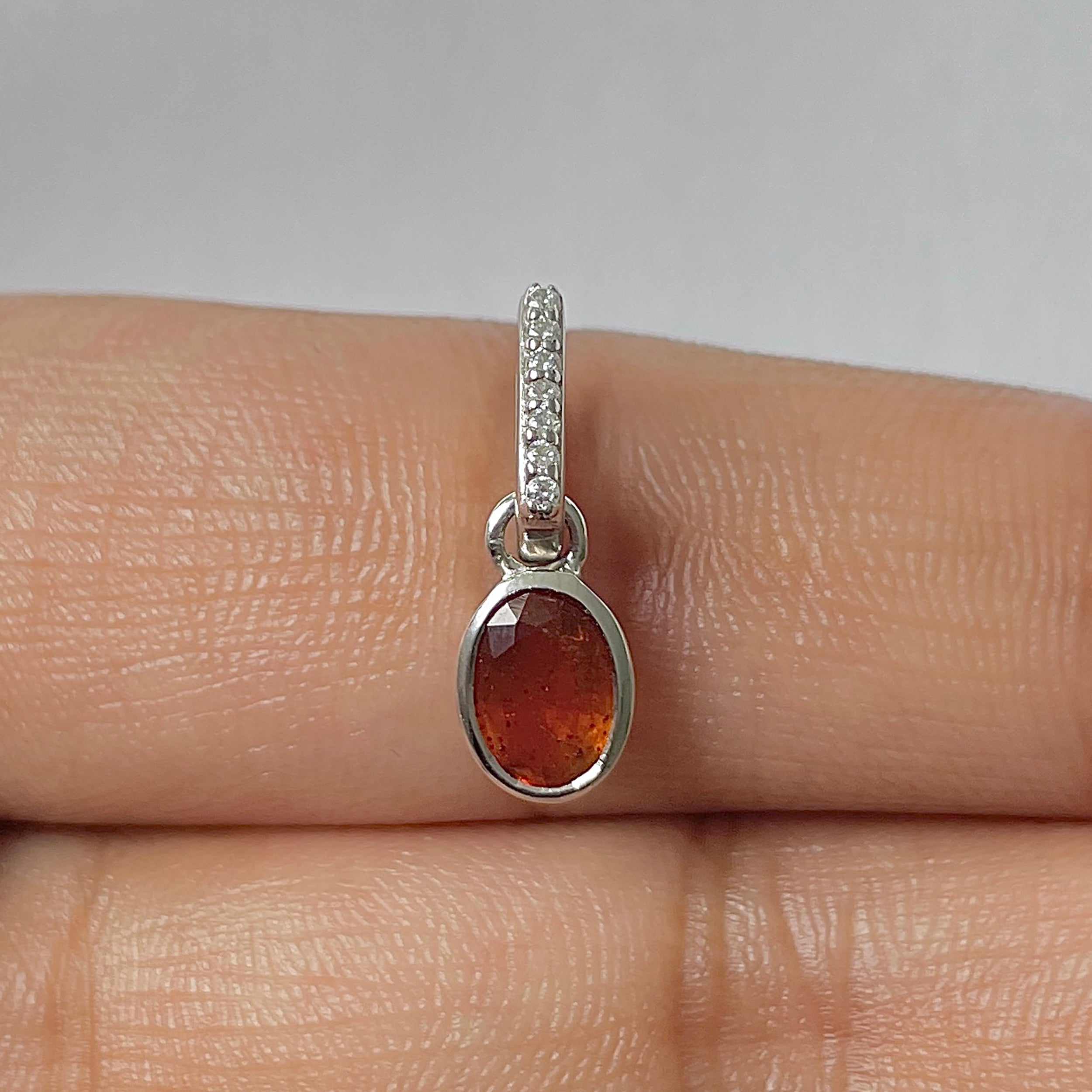 Kyanite Orange Pendant-(KYN-RDP-780-O)