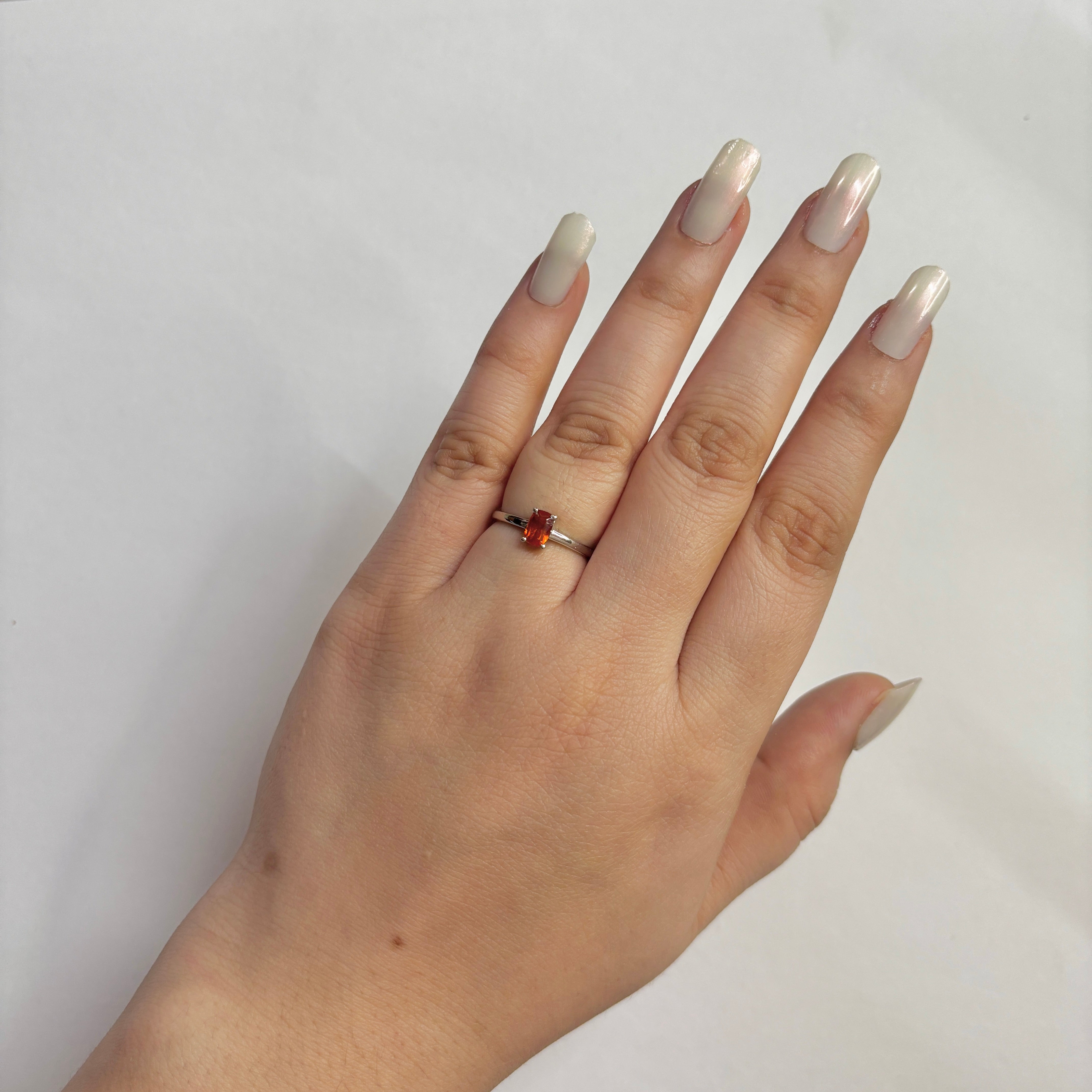 Kyanite Orange Ring-(KYN-RDR-2737-O.)