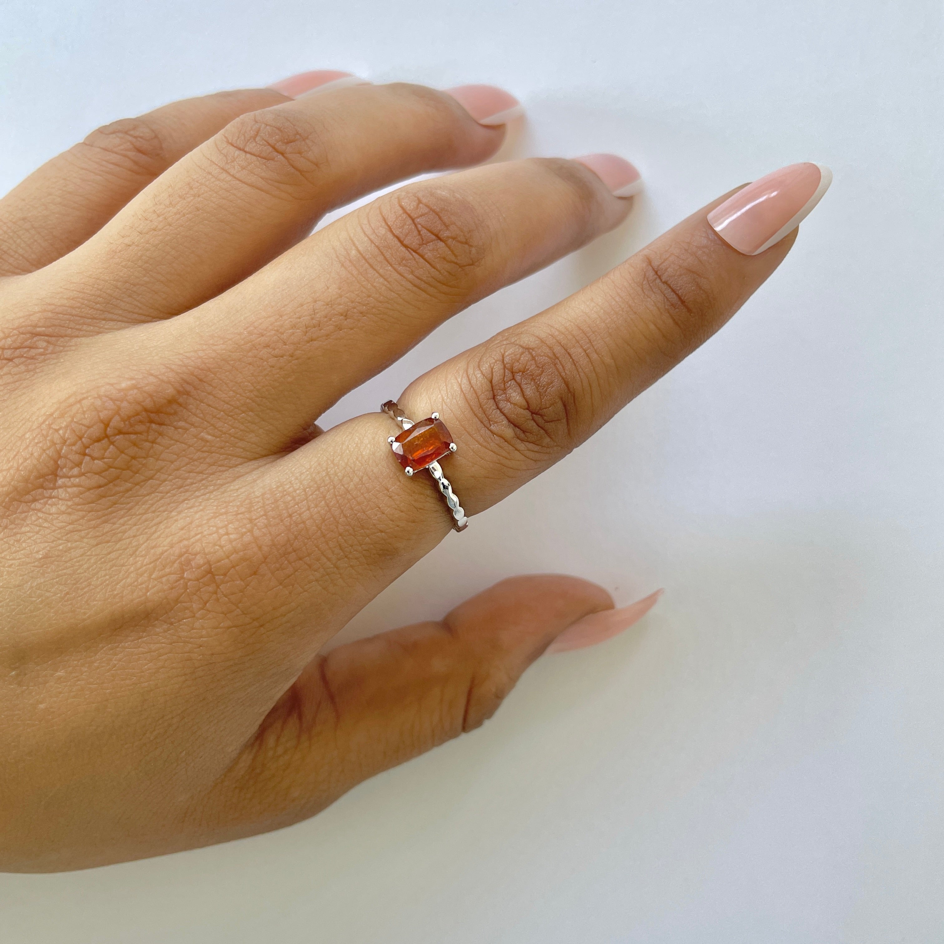 Kyanite Orange Ring-(KYN-RDR-2745-O.)