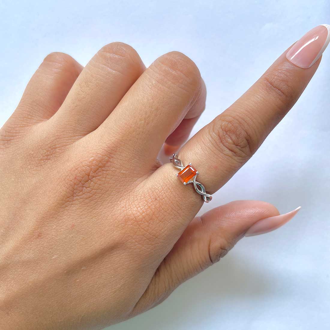 Kyanite Orange Ring-(KYN-RDR-3033-O.)