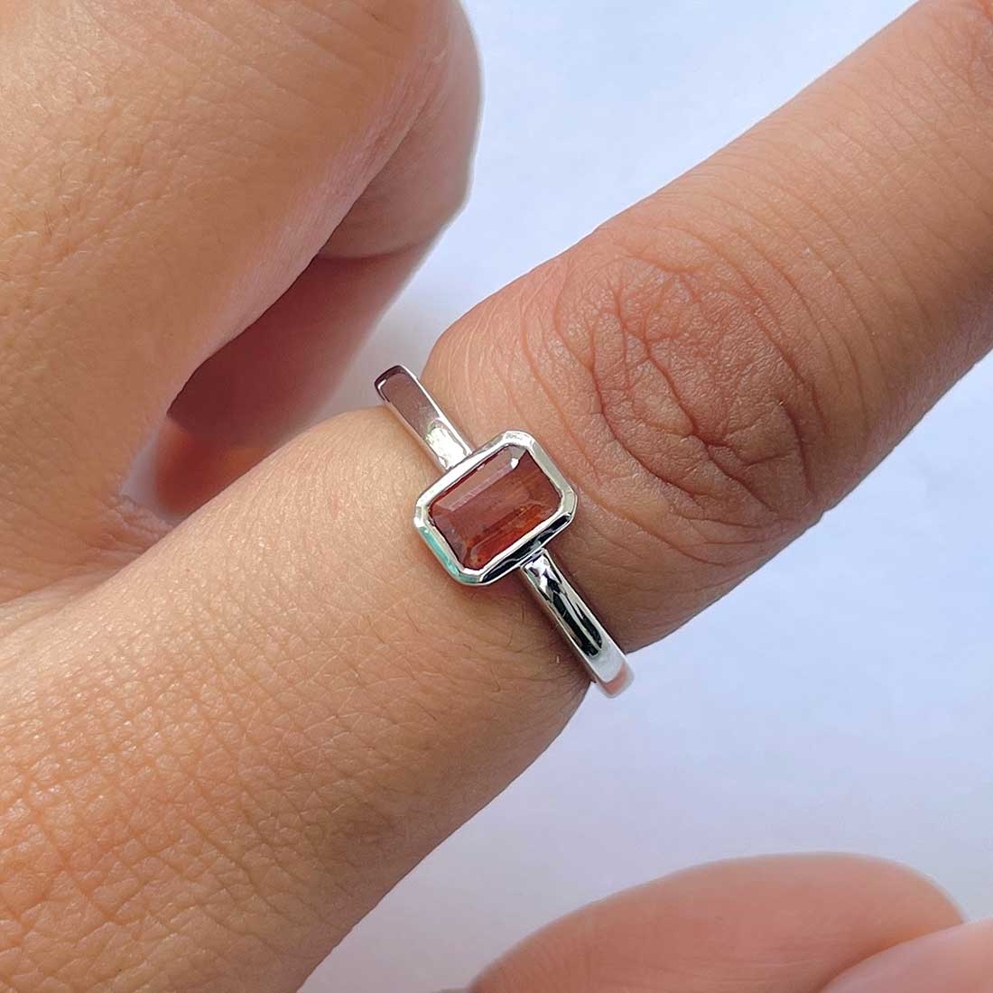 Kyanite Orange Ring-(KYN-RDR-4031-O.)