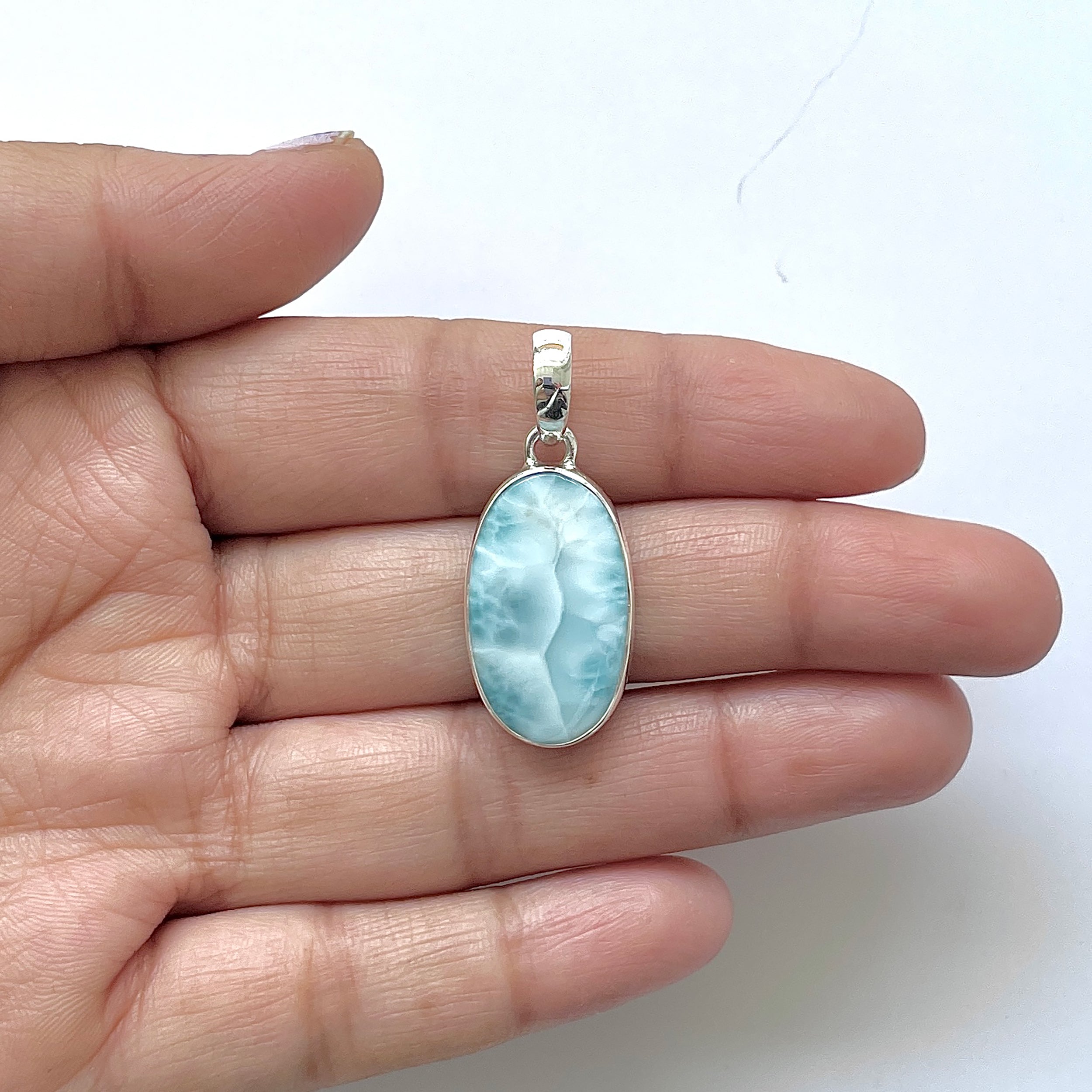 Larimar Pendant-(LAR-1-1)