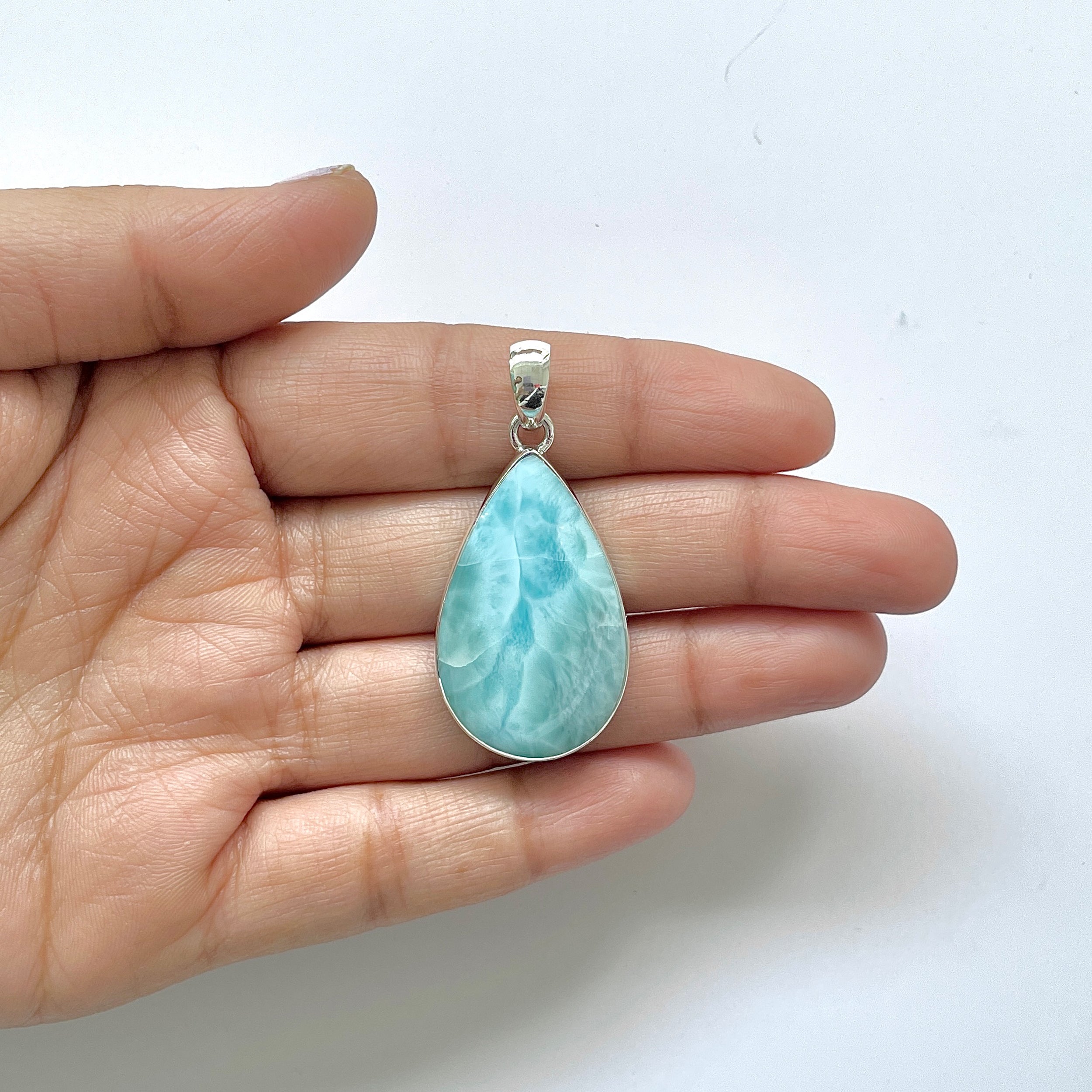 Larimar Pendant-(LAR-1-118)