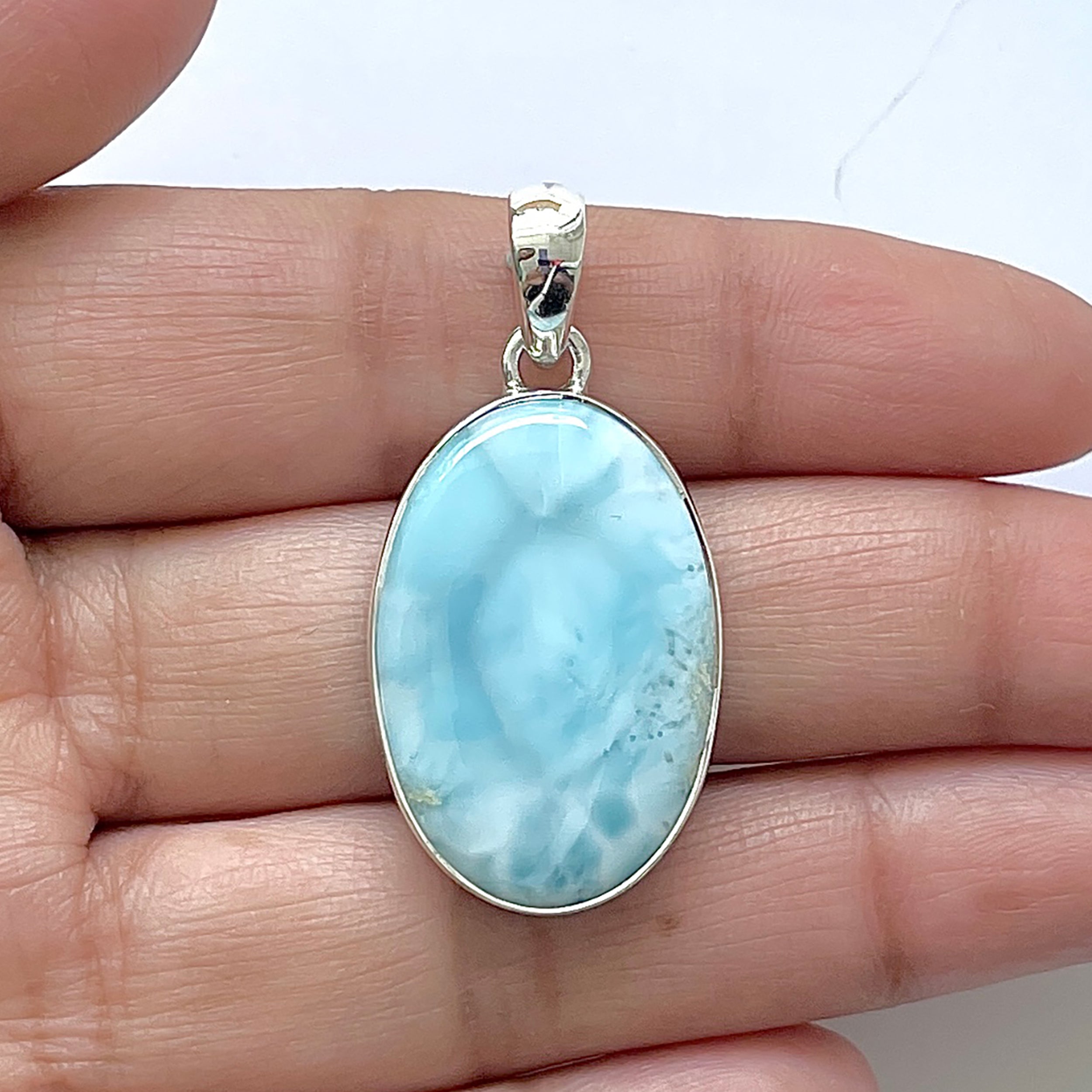 Larimar Pendant-(LAR-1-13)