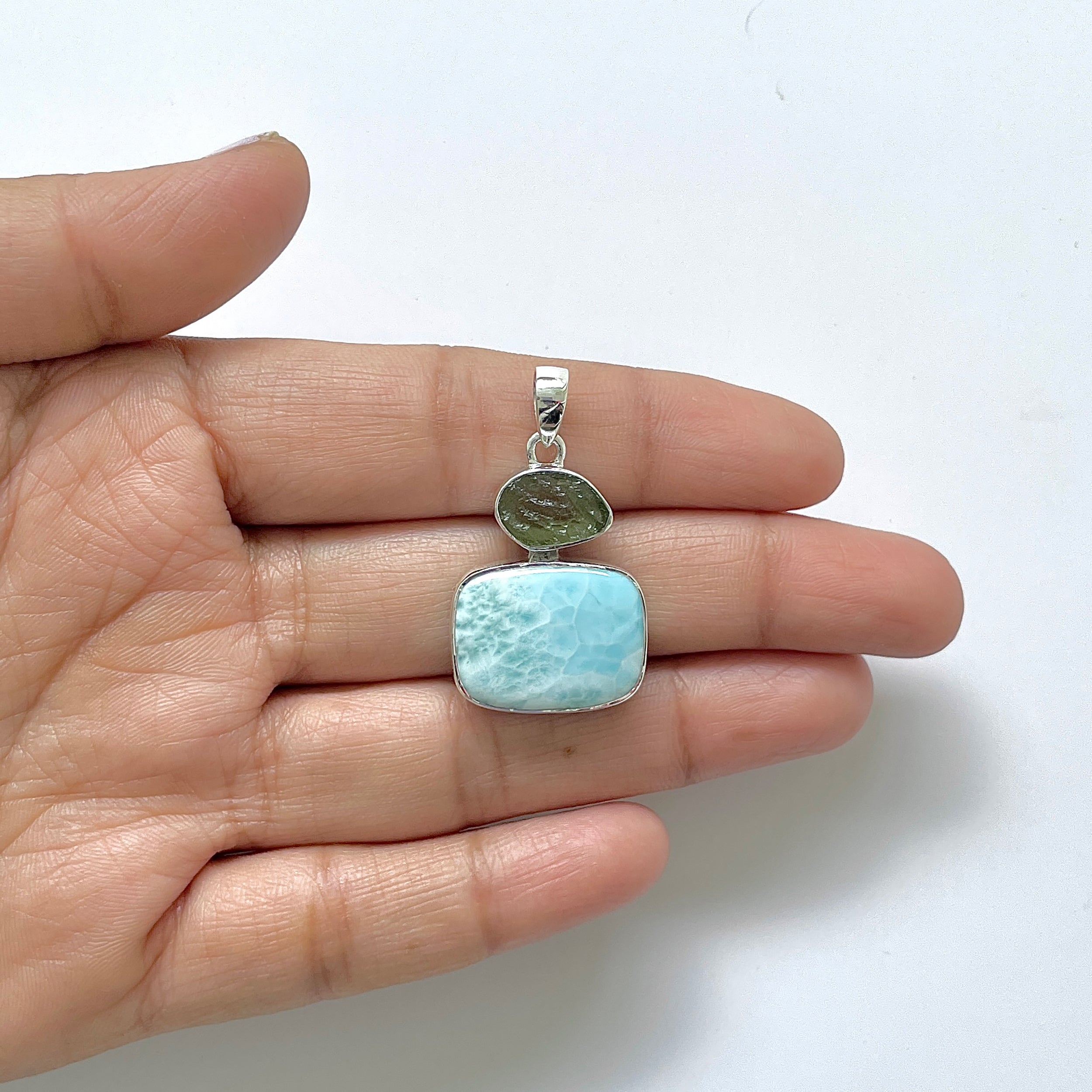 Larimar Pendant-(LAR-1-148)