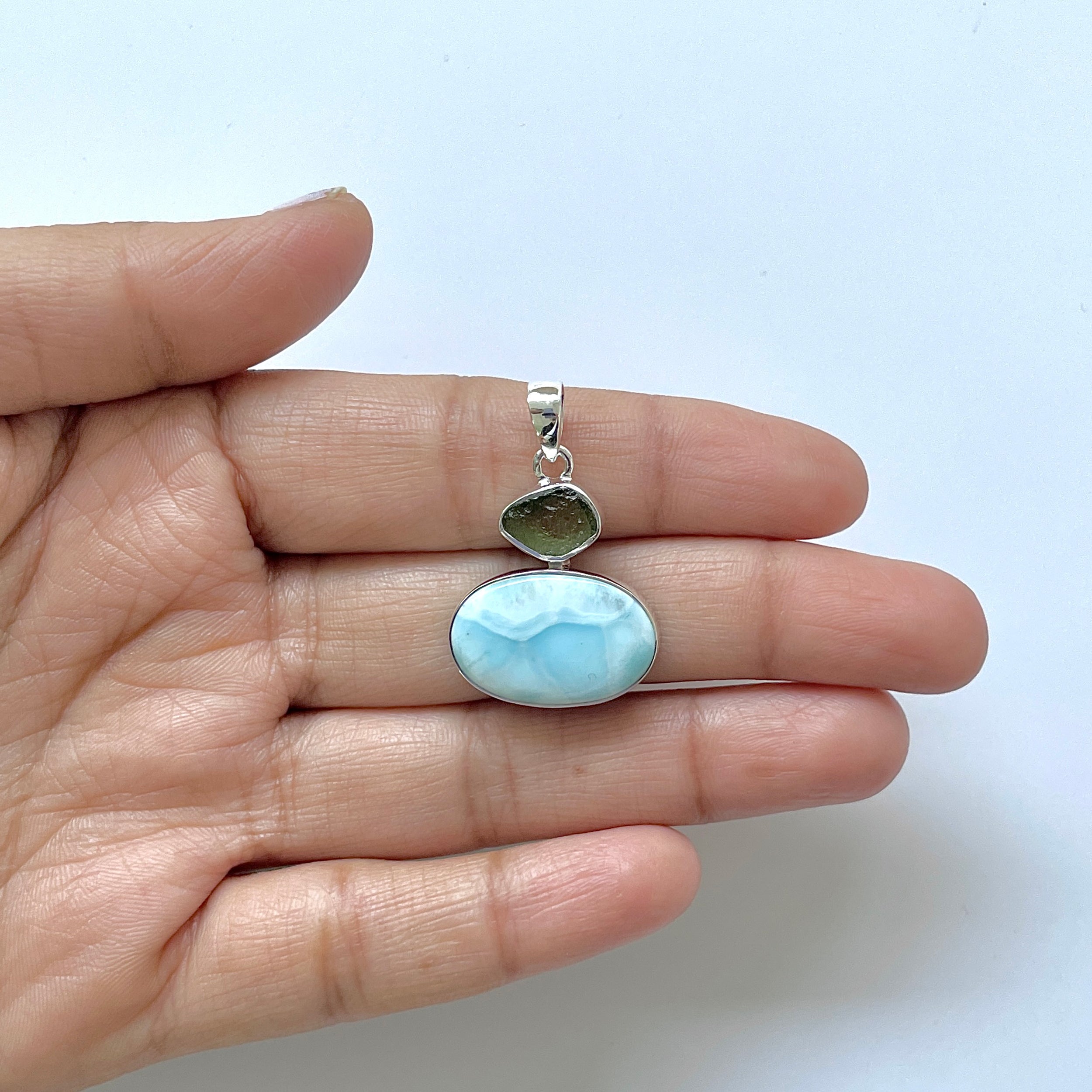 Larimar Pendant-(LAR-1-170)
